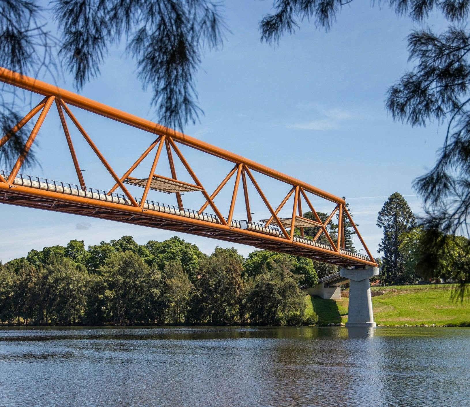 The scenic Yandhai Nepean Crossing, Penrith in Sydney's west