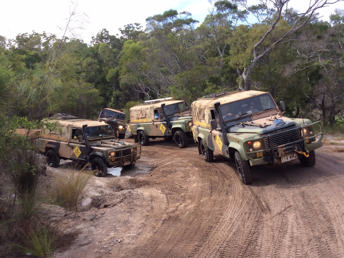 No Limits vehicles on a Cape York Tagalong Tour No Limits vehicles on a Cape York Tagalong Tour