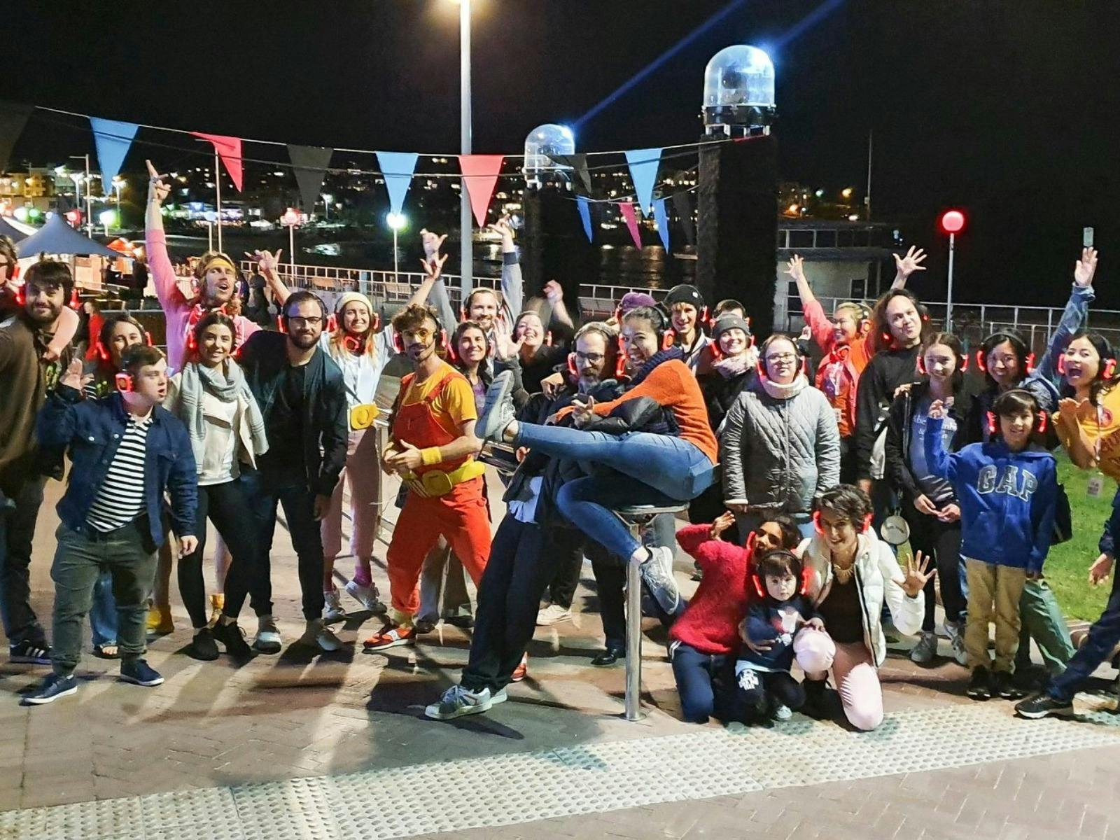 聖誕墨爾本市沉默迪斯可徒步之旅