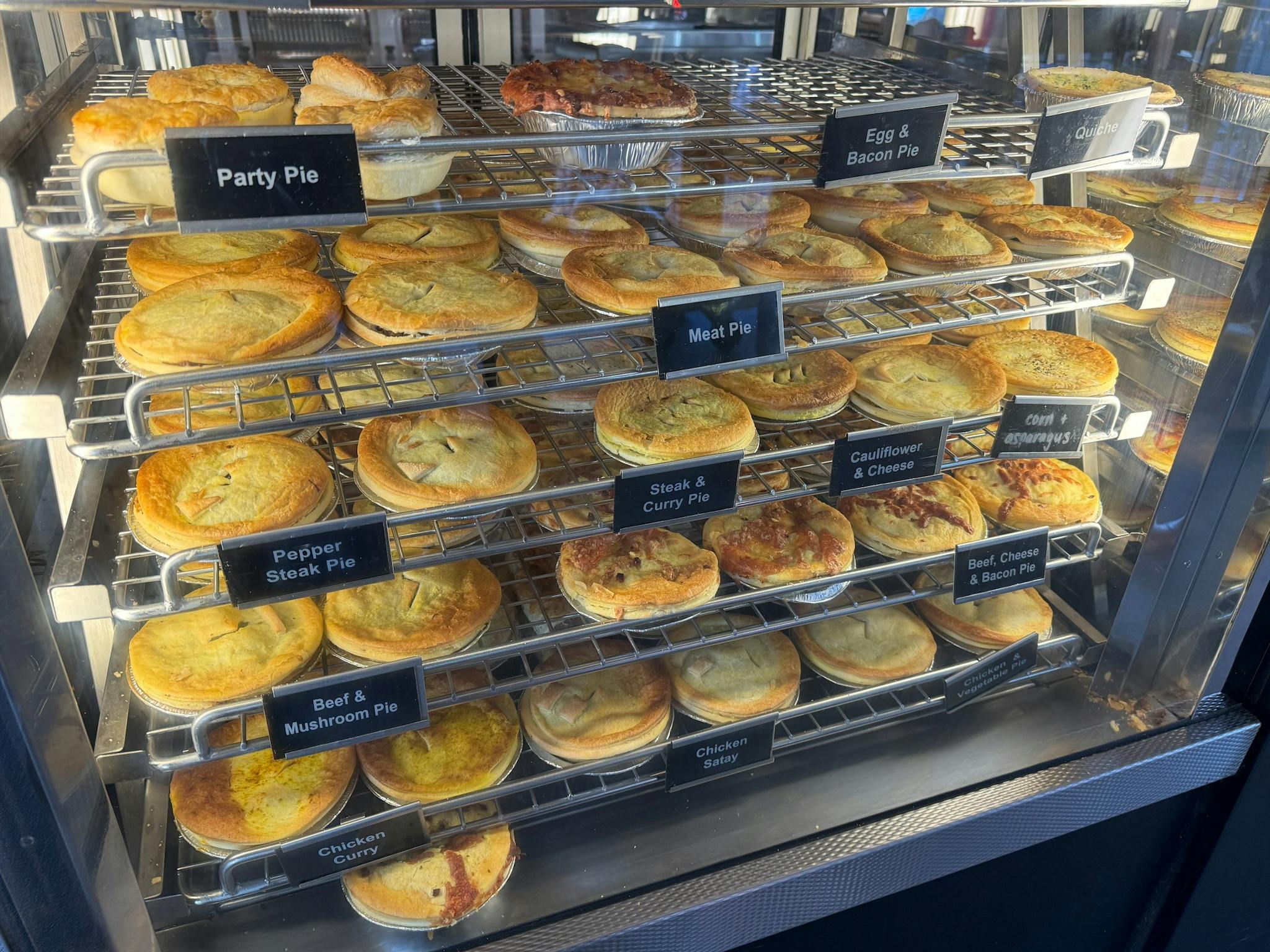 Variety of pies