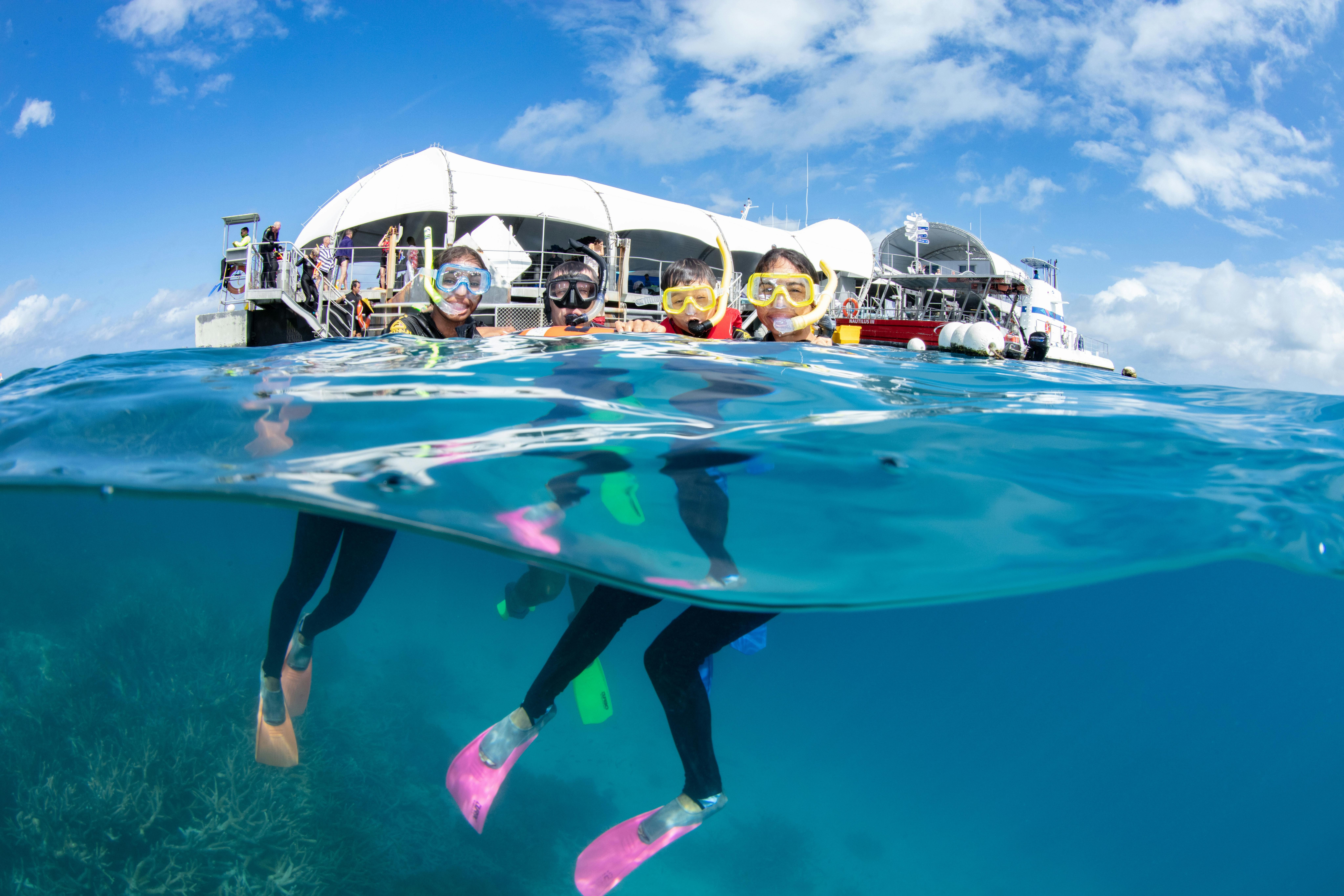 Family snorkel fun