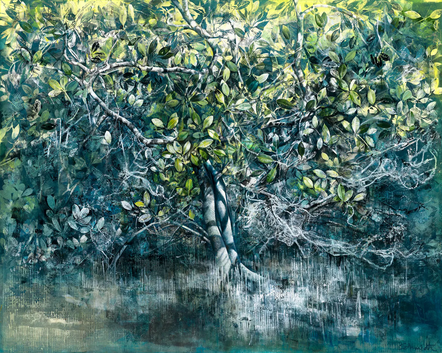 Painting of mangroves