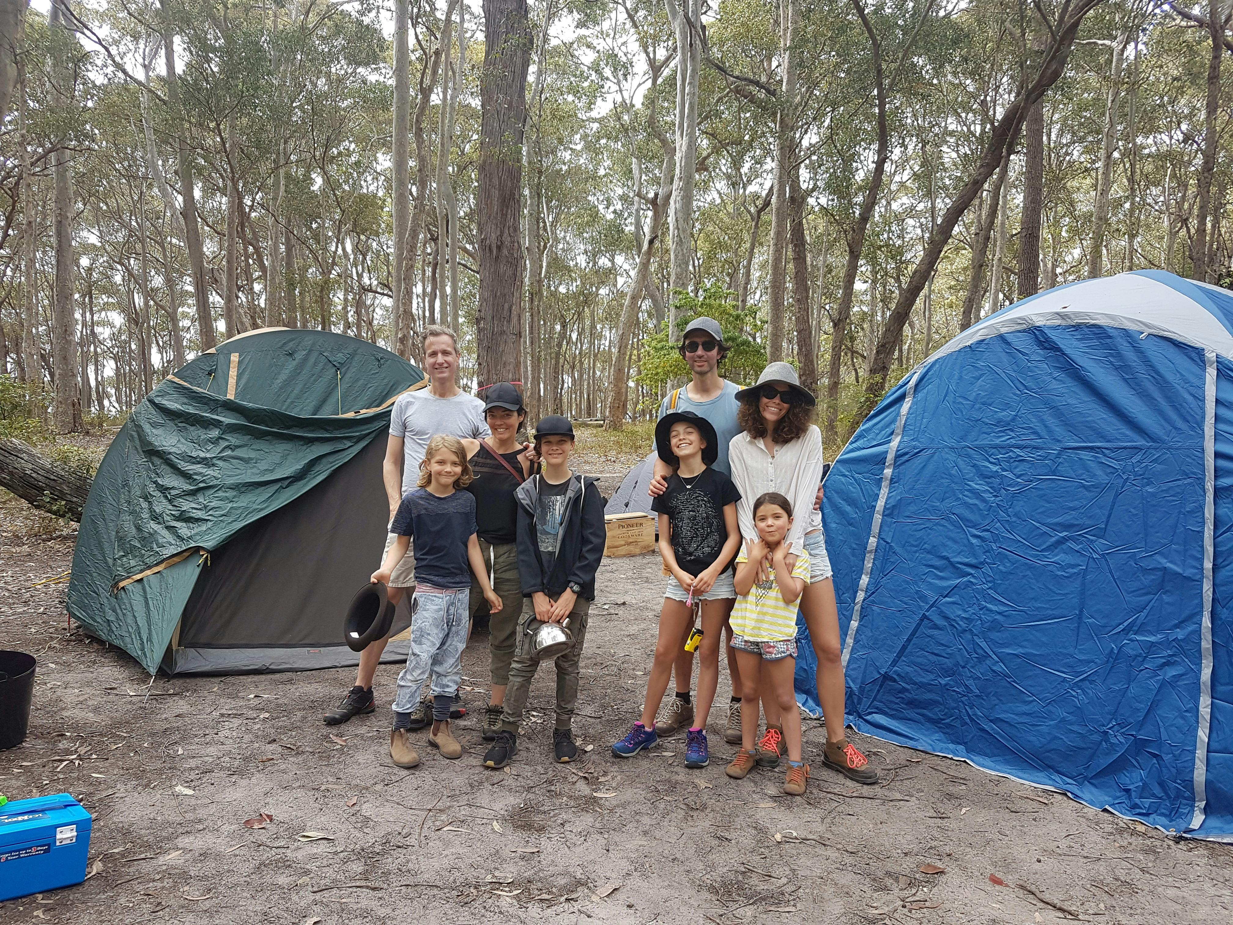 Families enjoy time in a south coast NSW National Park