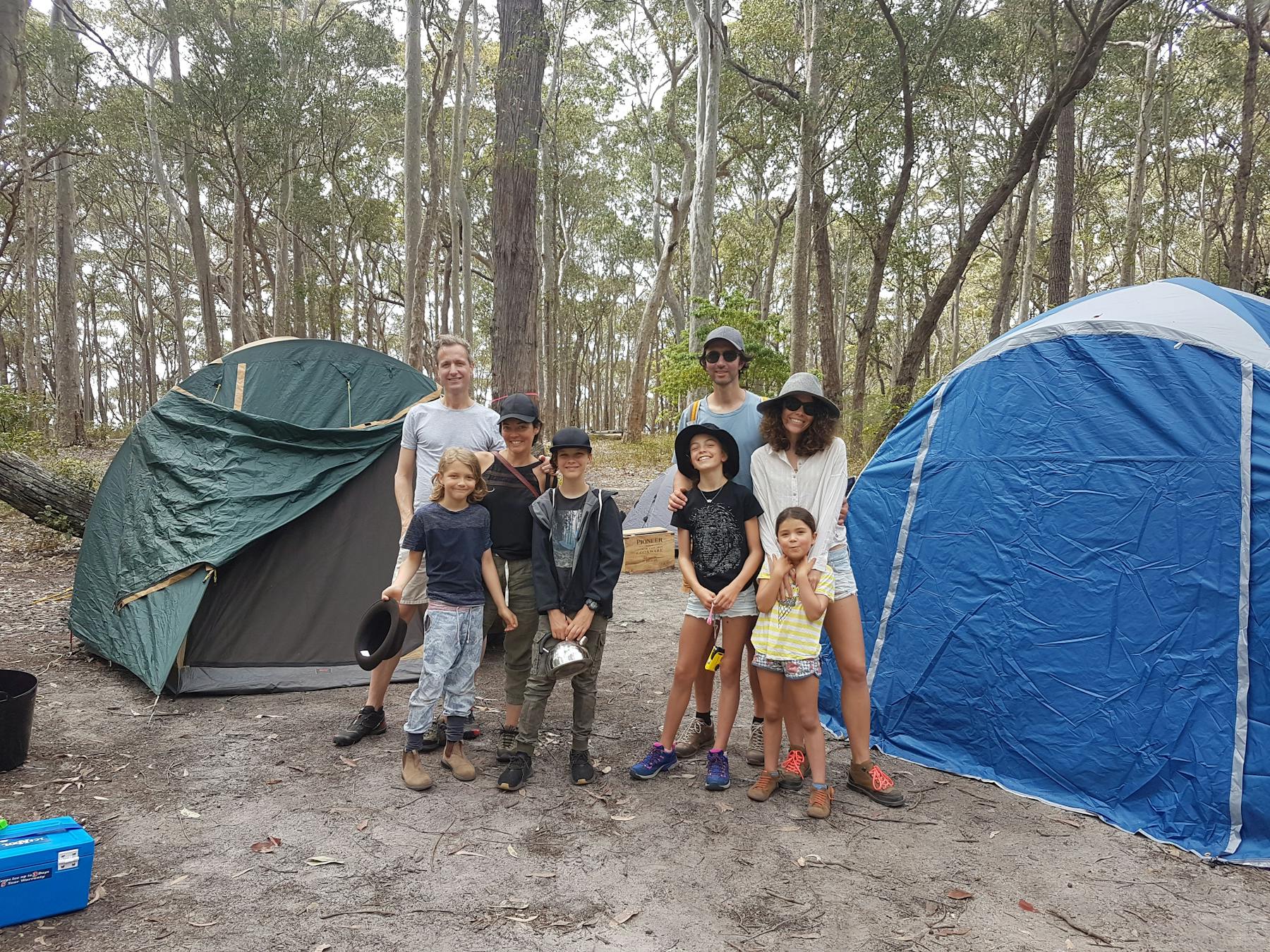 Families enjoy time in a south coast NSW National Park