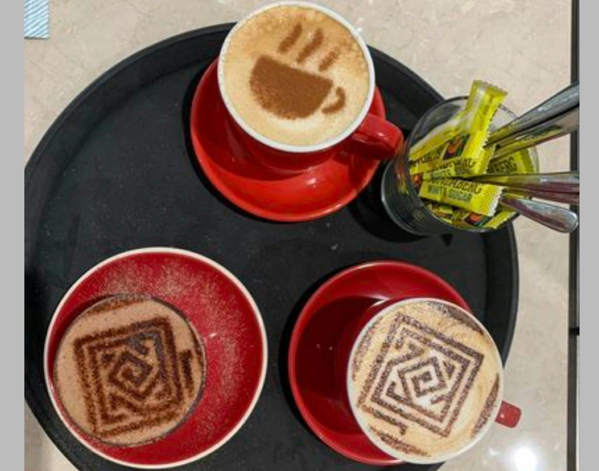 Grab a delicious and good looking Cappuccino at Brookfield Maze