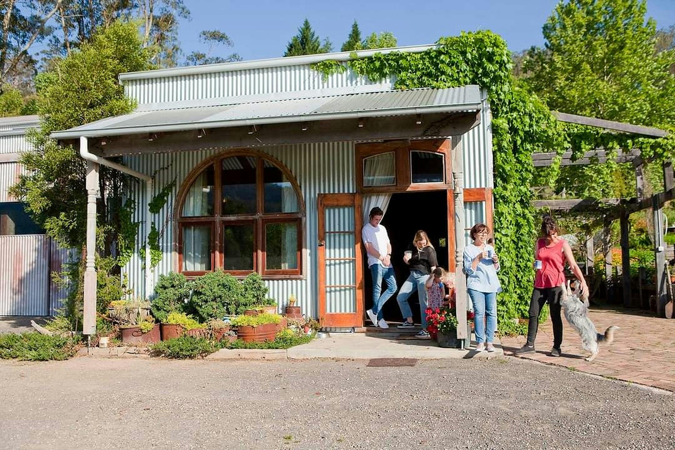 Front entrance of The Shed