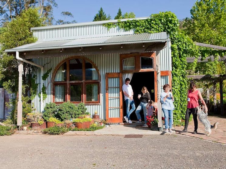 Front entrance of The Shed