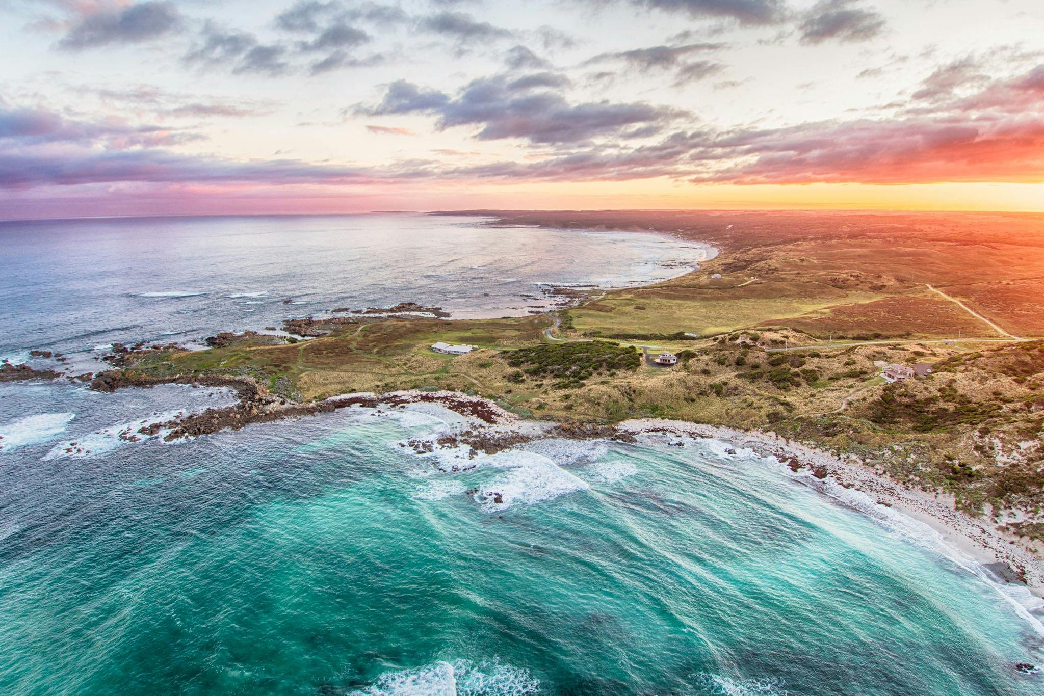 Sun set at Porky Beach