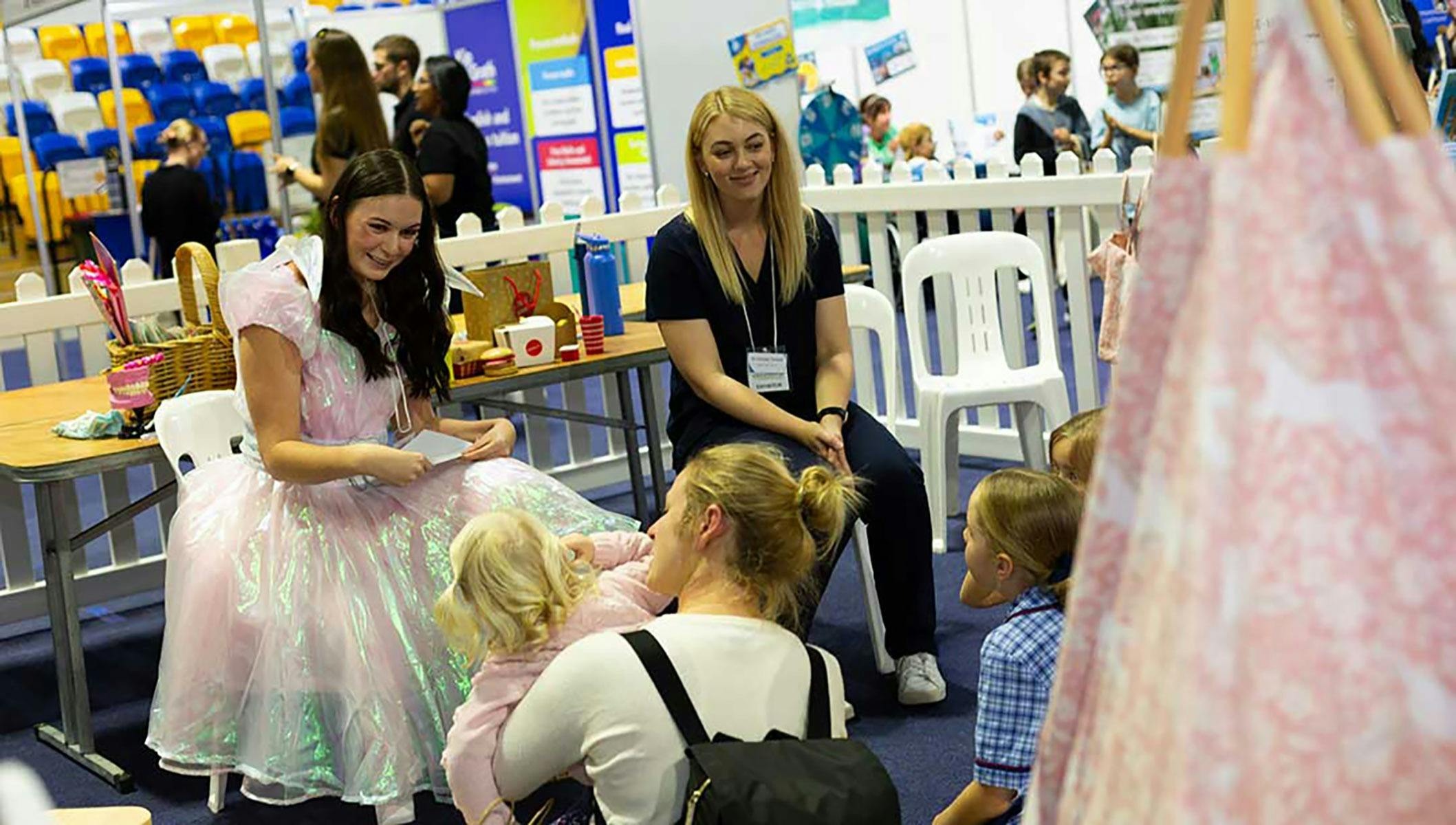 Storytime with the tooth fairy at the Education Fair 2023