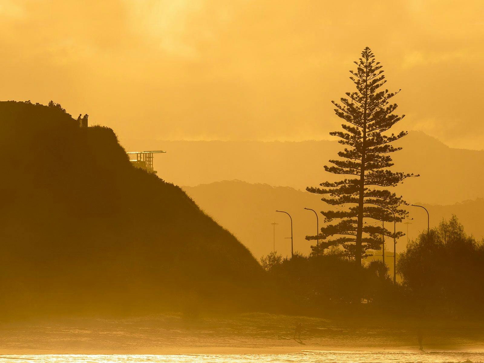Afternoon sun after surfing in Coolangatta