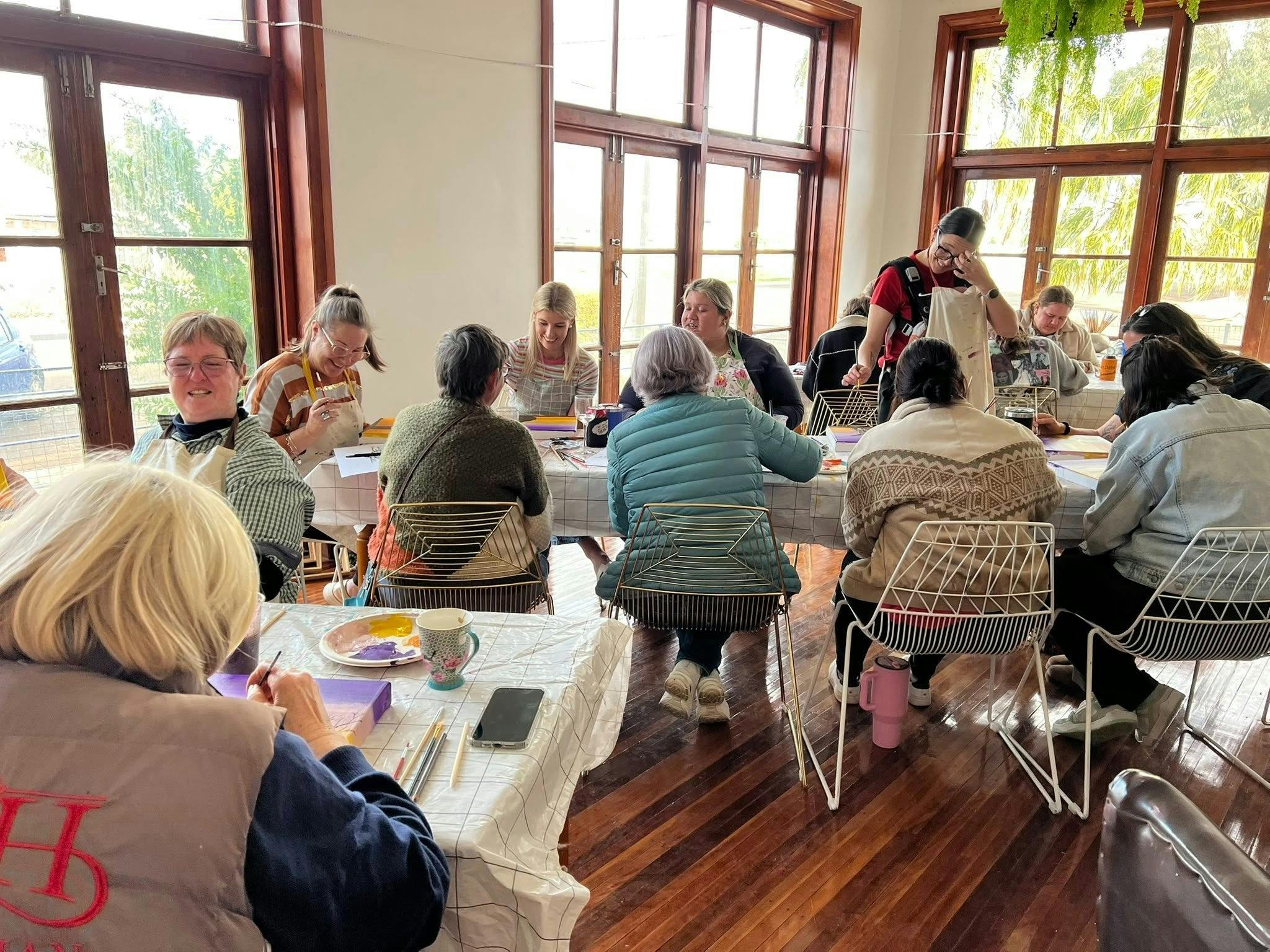 Paint and Sip Art Classes