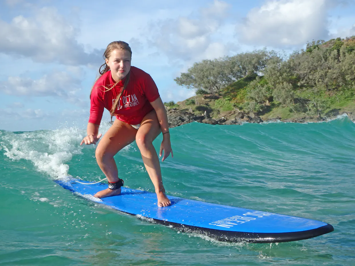 Epic Surf Lesson Adventure Double Island Point 10% Off