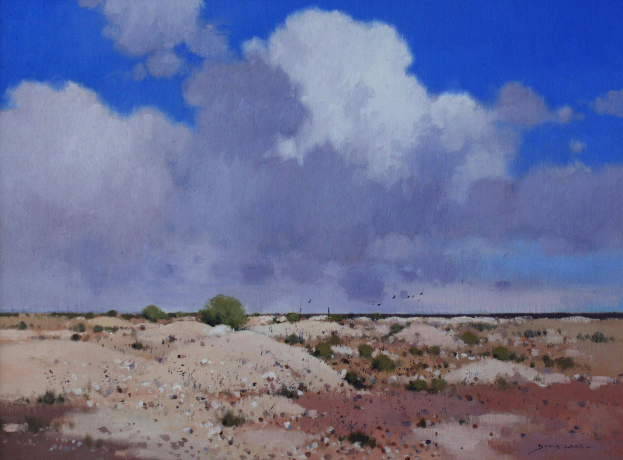 Oil Painting of White Cliffs by David Lake