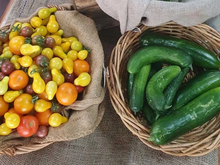 Local products, from the Snowy Valleys and surrounds, at Local at Learmonts, Tumut, NSW