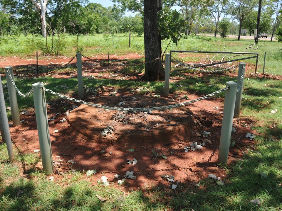 Wheel Shrinking Pit and protective fence.