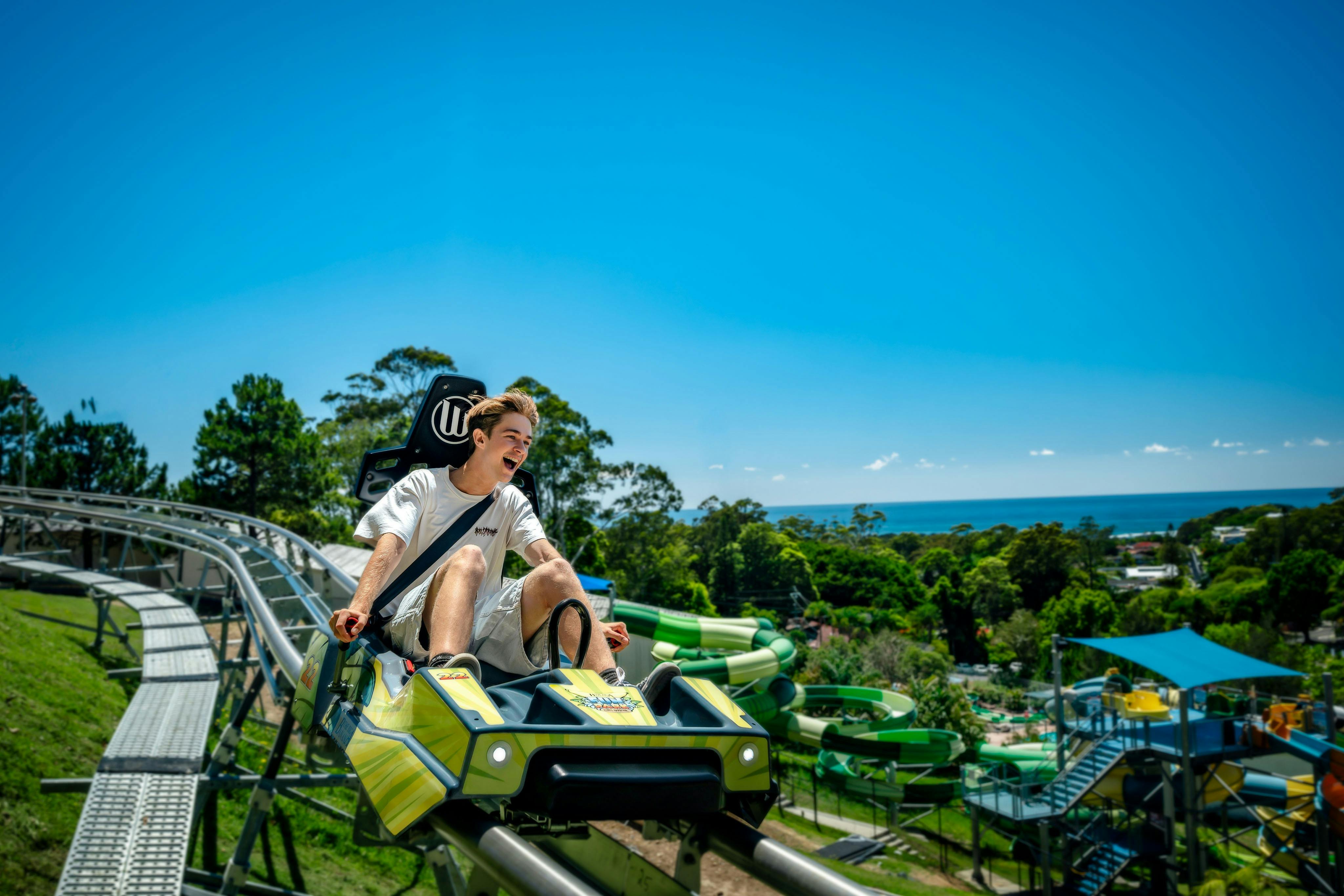 The Plantation Coaster at The Big Banana Fun Park.
