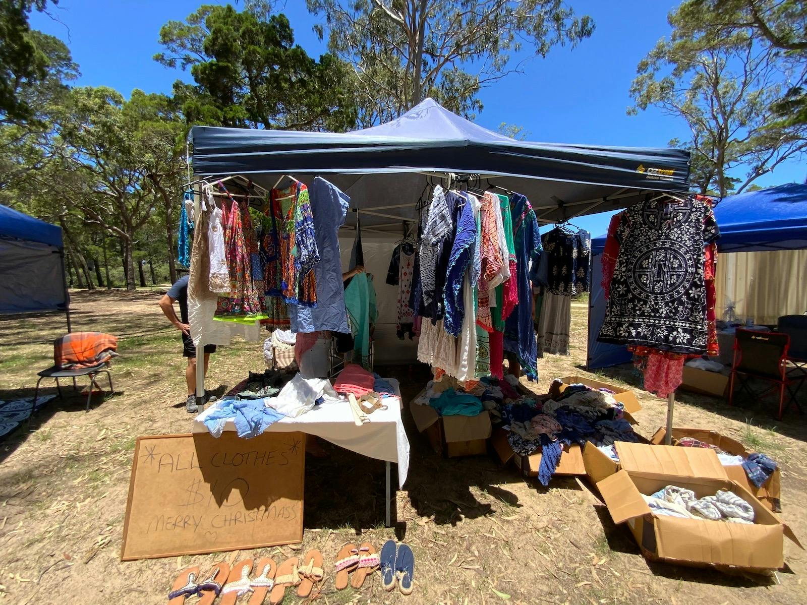 Coochiemudlo Island Flinders' Day Markets and re-enactment of Flinders' Landing