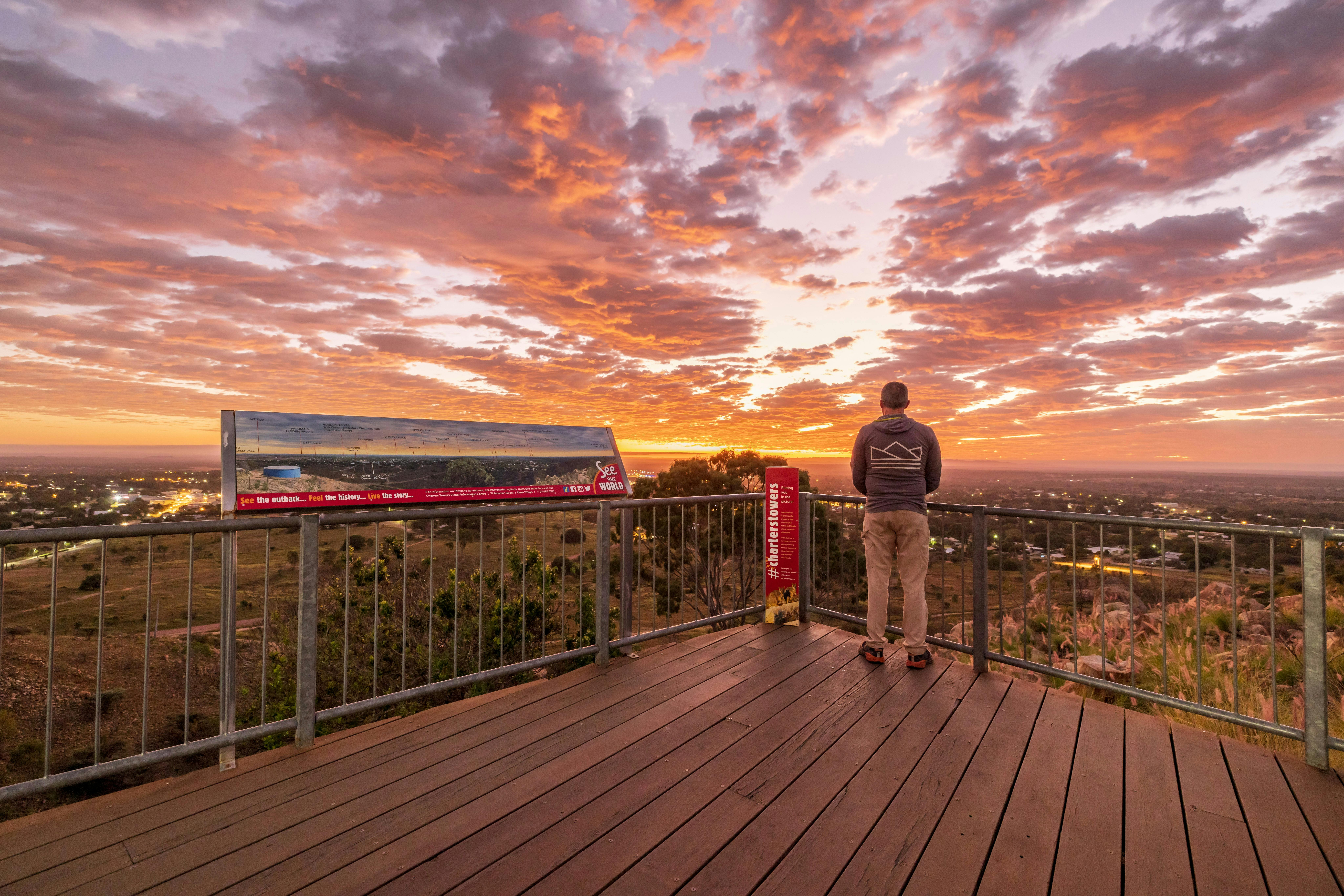 Sunrise from Towers Hill Lookout