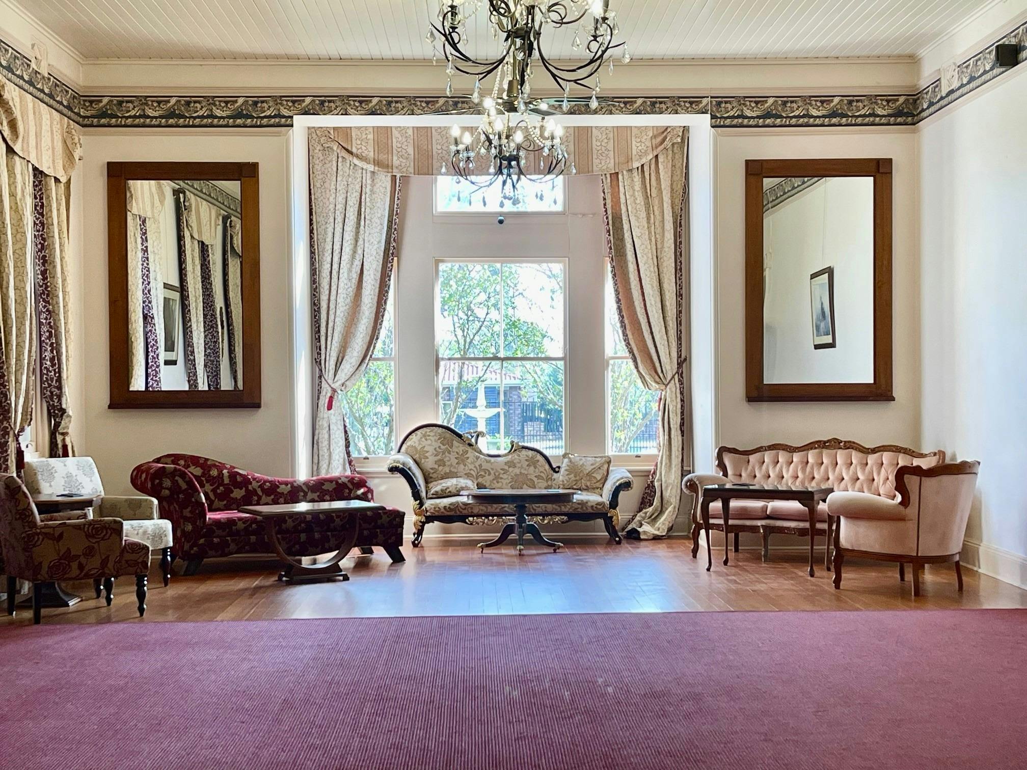 Stunning Bay window and antique furniture