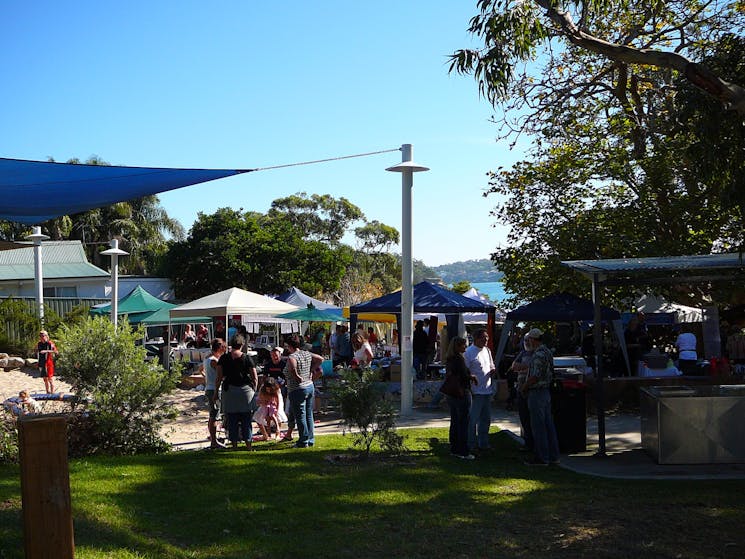 Bundeena Saltwater Market by the beach