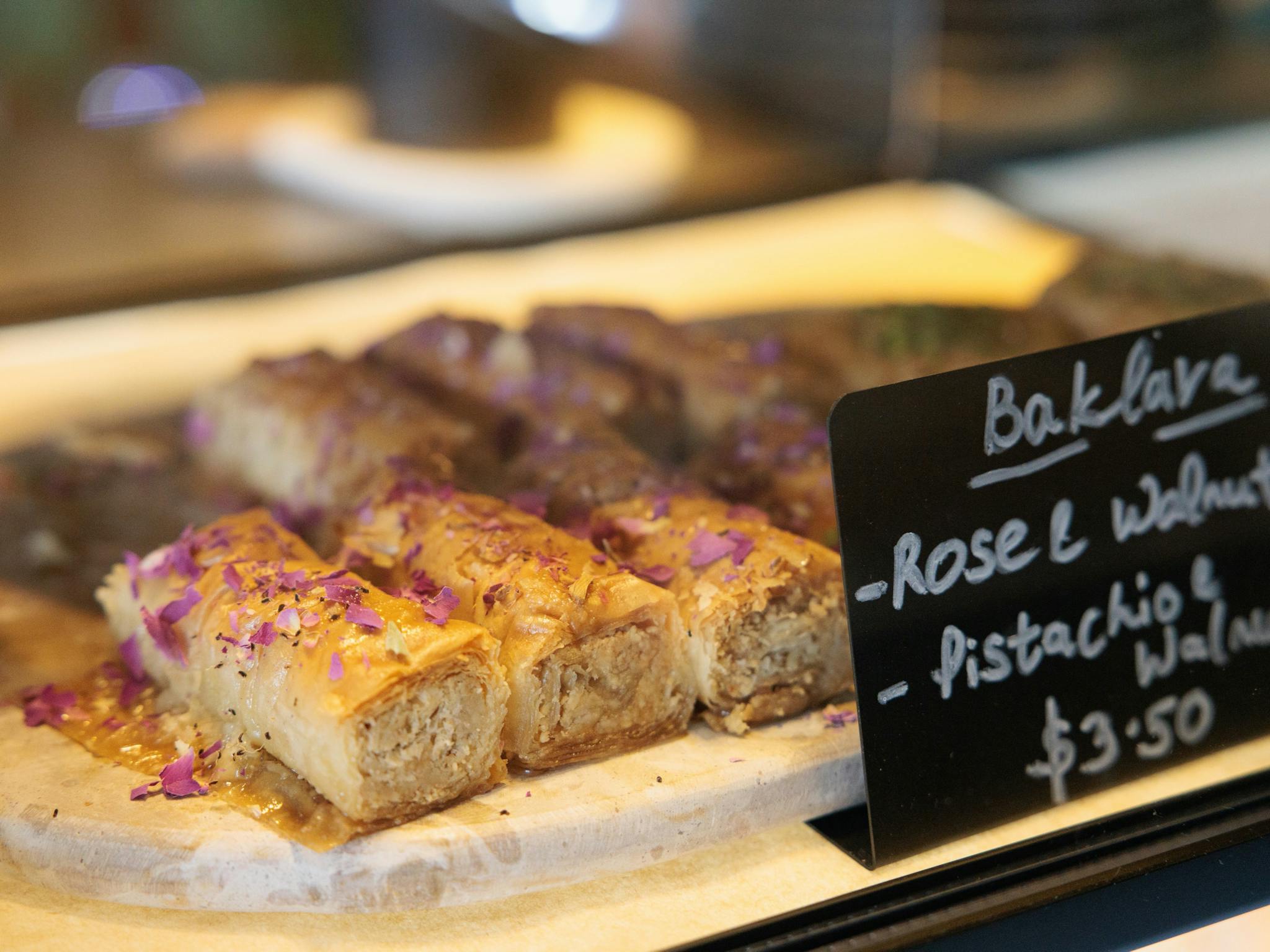 Image of pastry cabinet