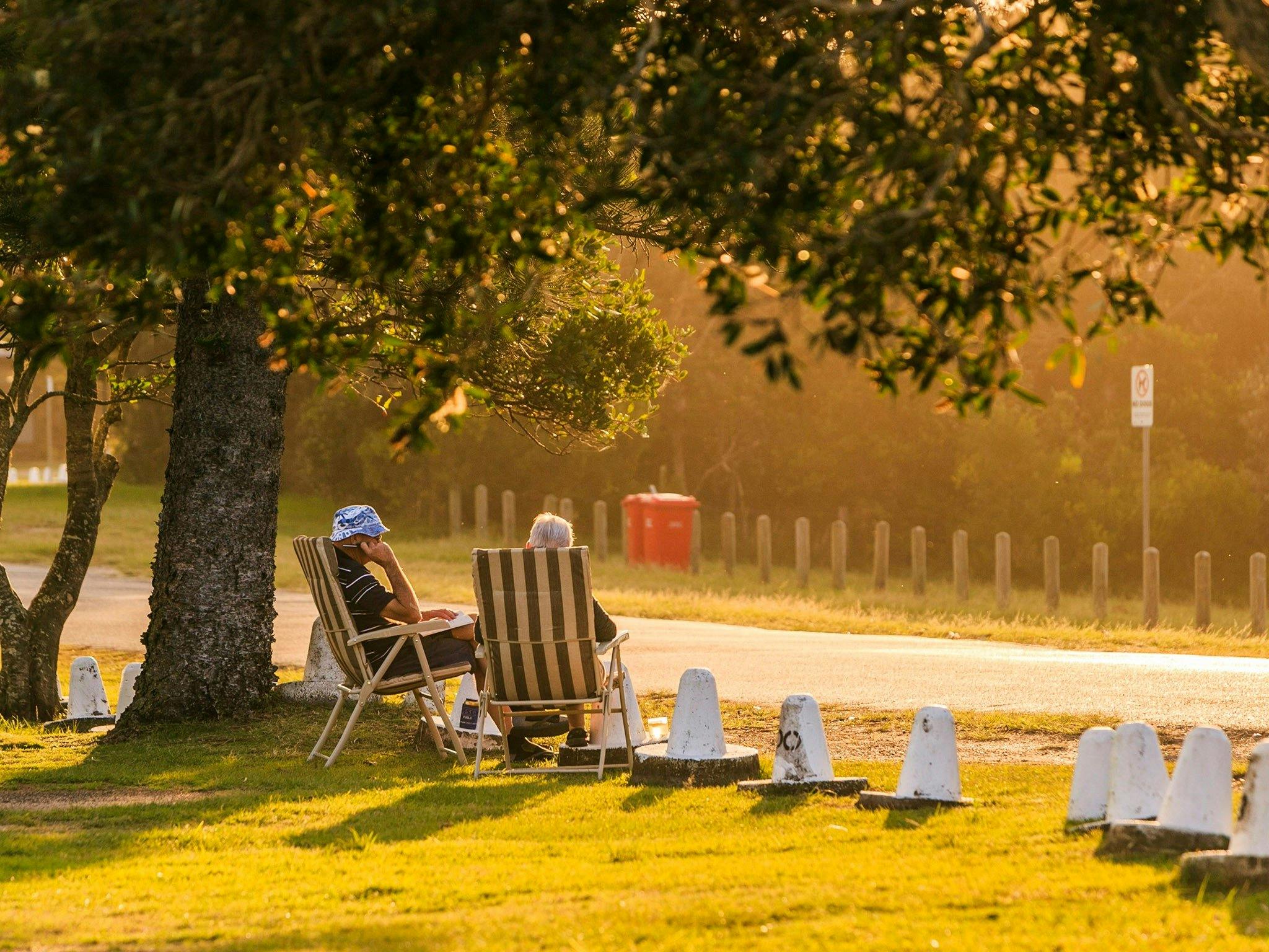 Image of campsites at Reflections Lennox Head