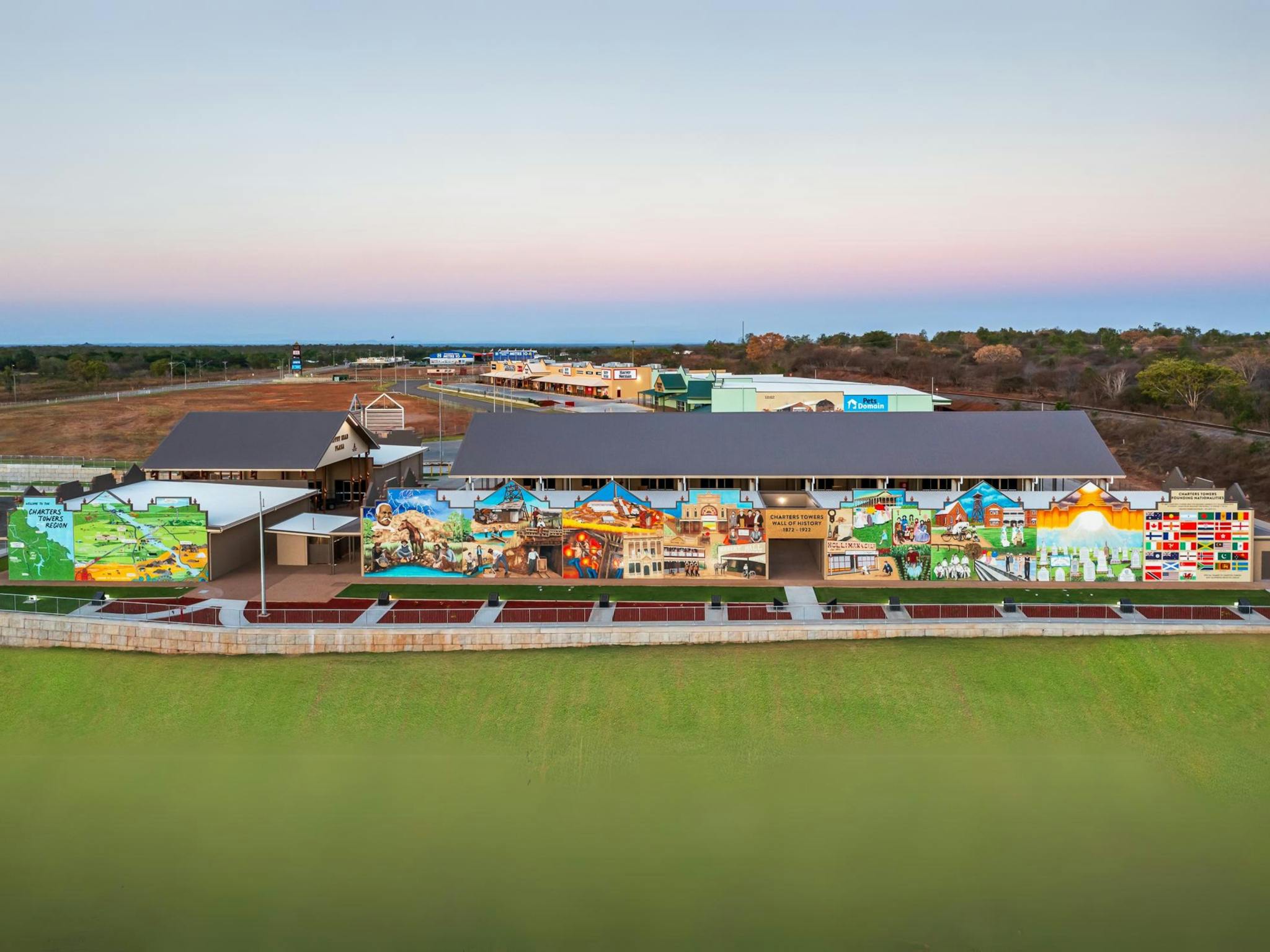 Wall of History at Goldtower Central