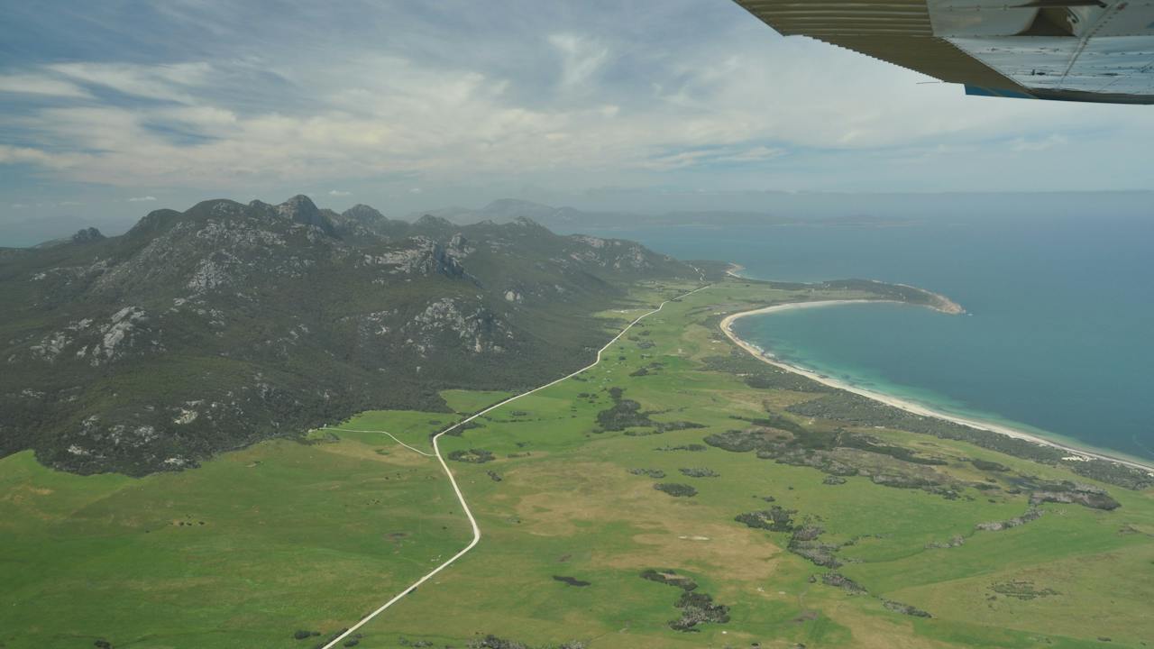 Mt Strzelecki National Park from above