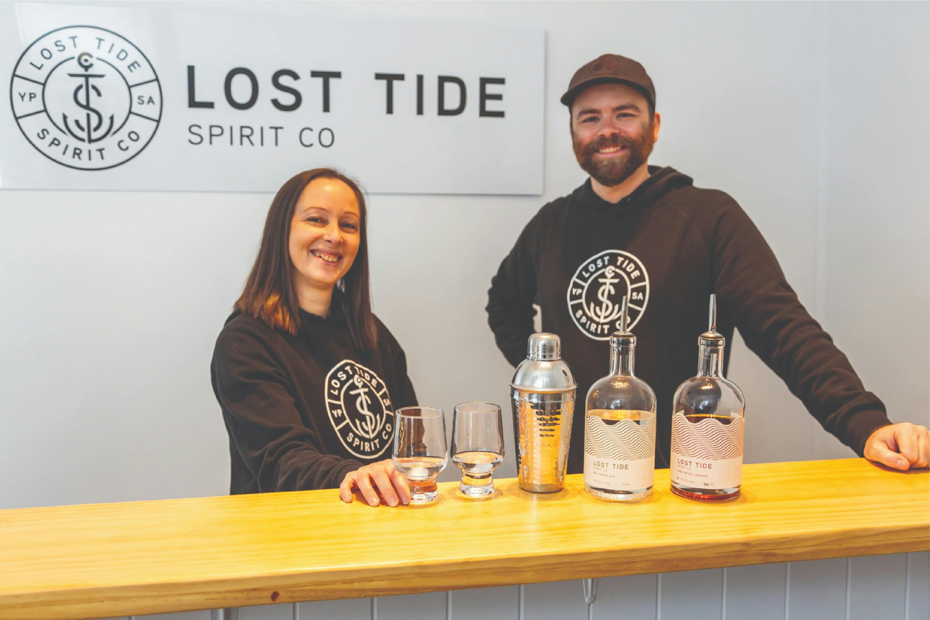 Keira & Bennett - Founders and operators of Lost Tide Spirit Co