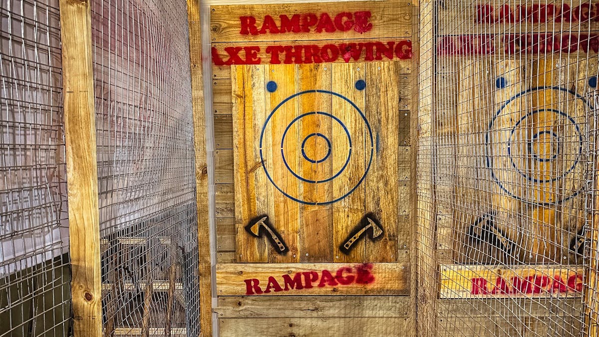 Axe Throwing target wall