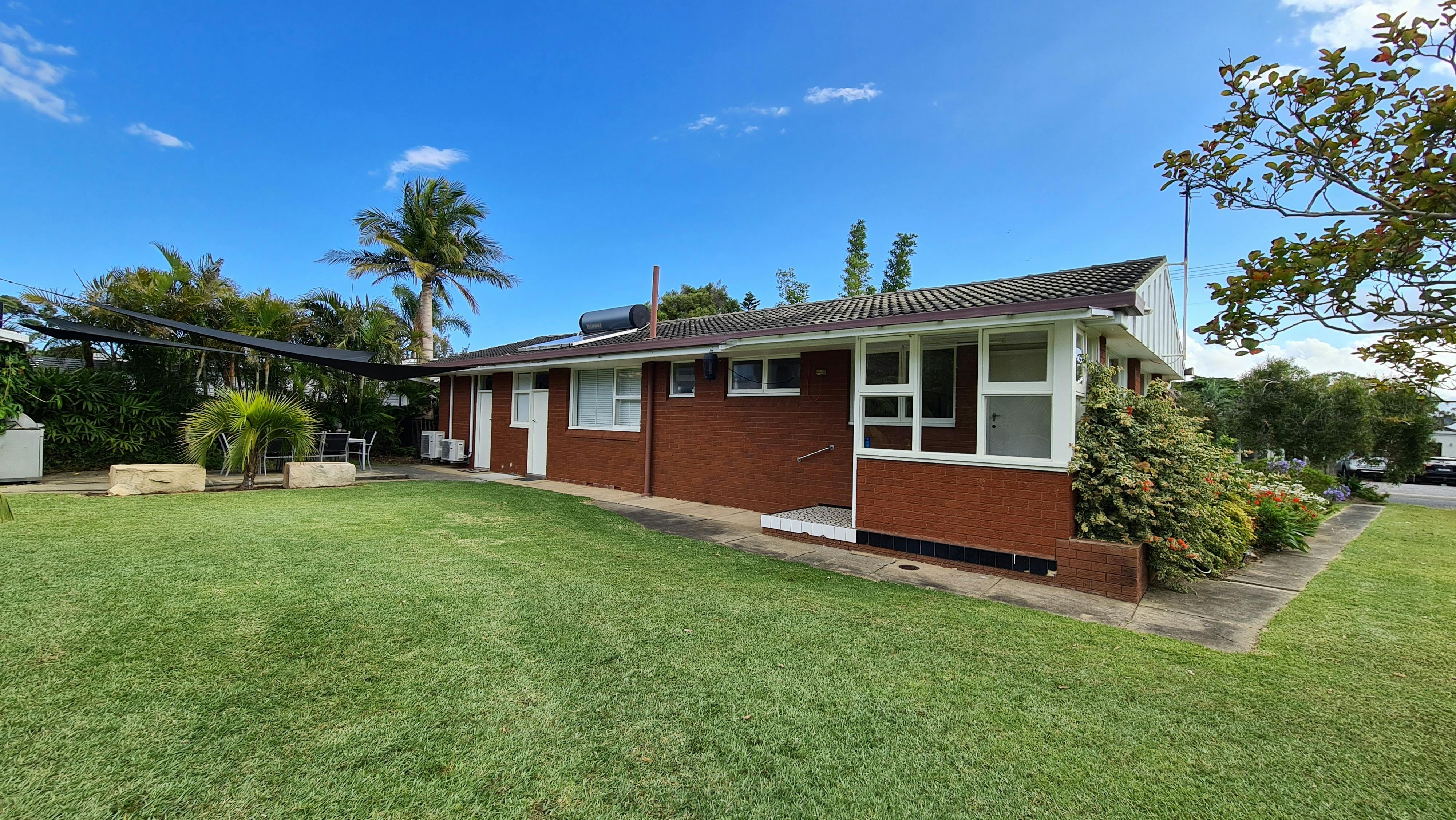 Outdoor dining and BBQ area