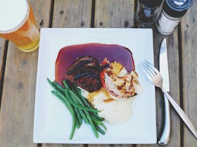eye fillet with robe crayfish