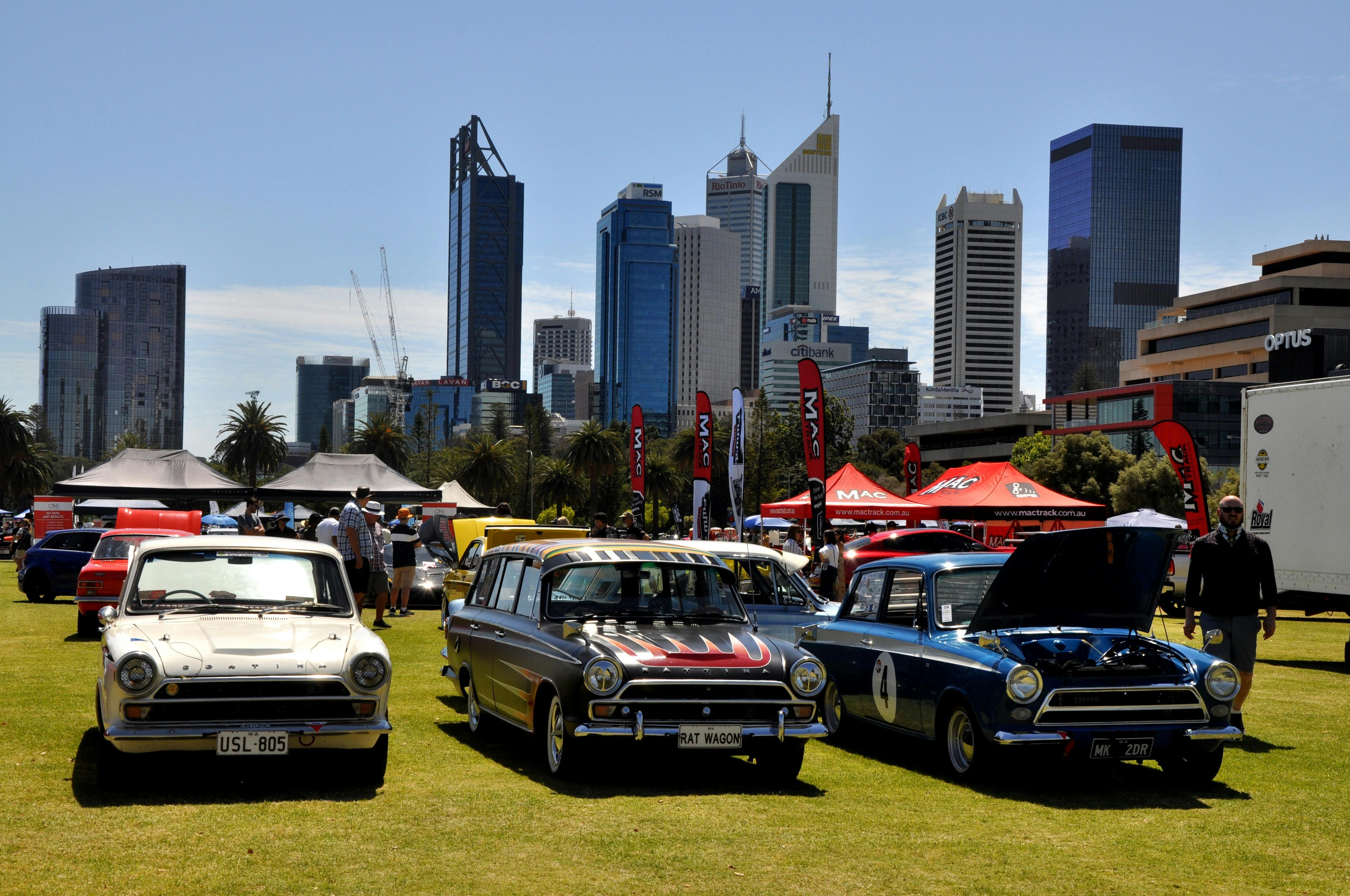 Celebration of Motorsport and Shannons Classics on the Swan, Perth, Western Australia