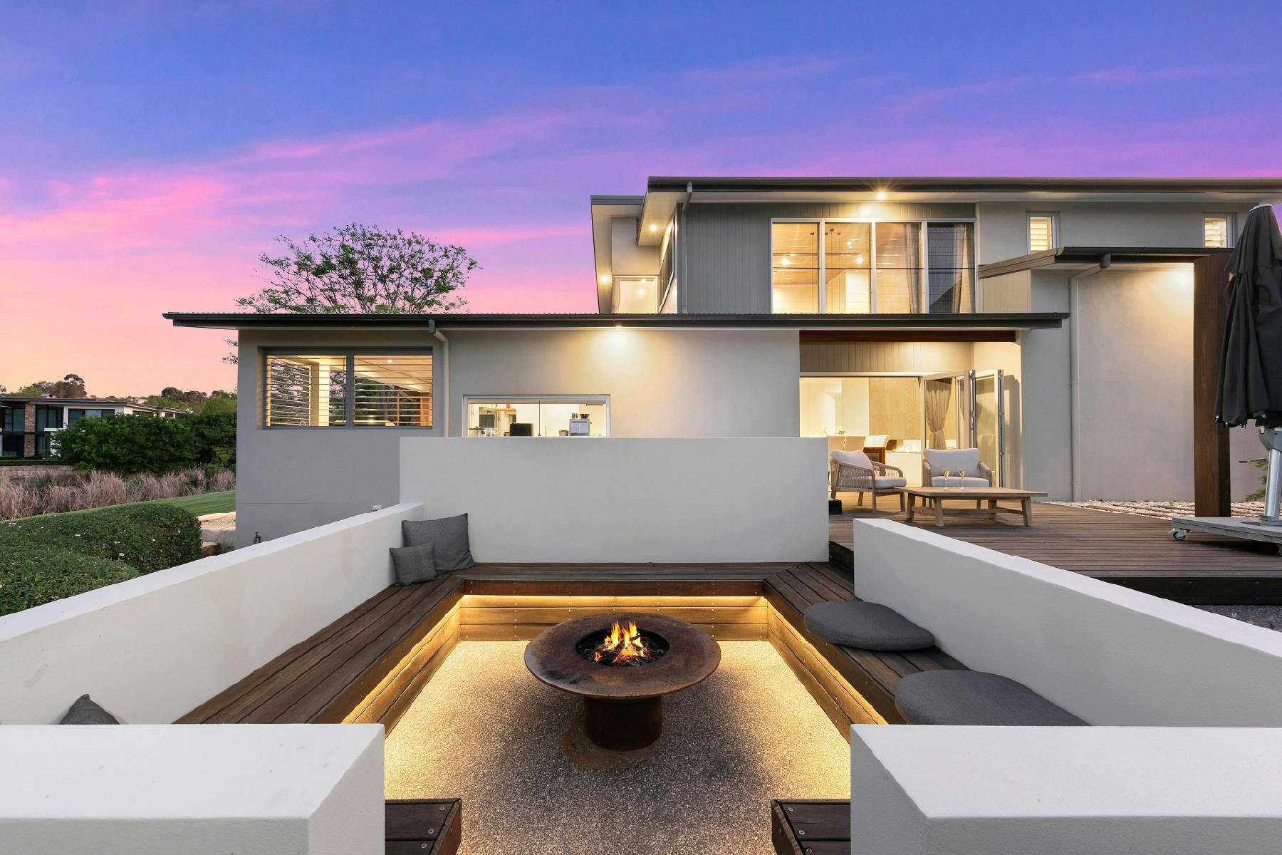 Rosalie Estate outdoor firepit