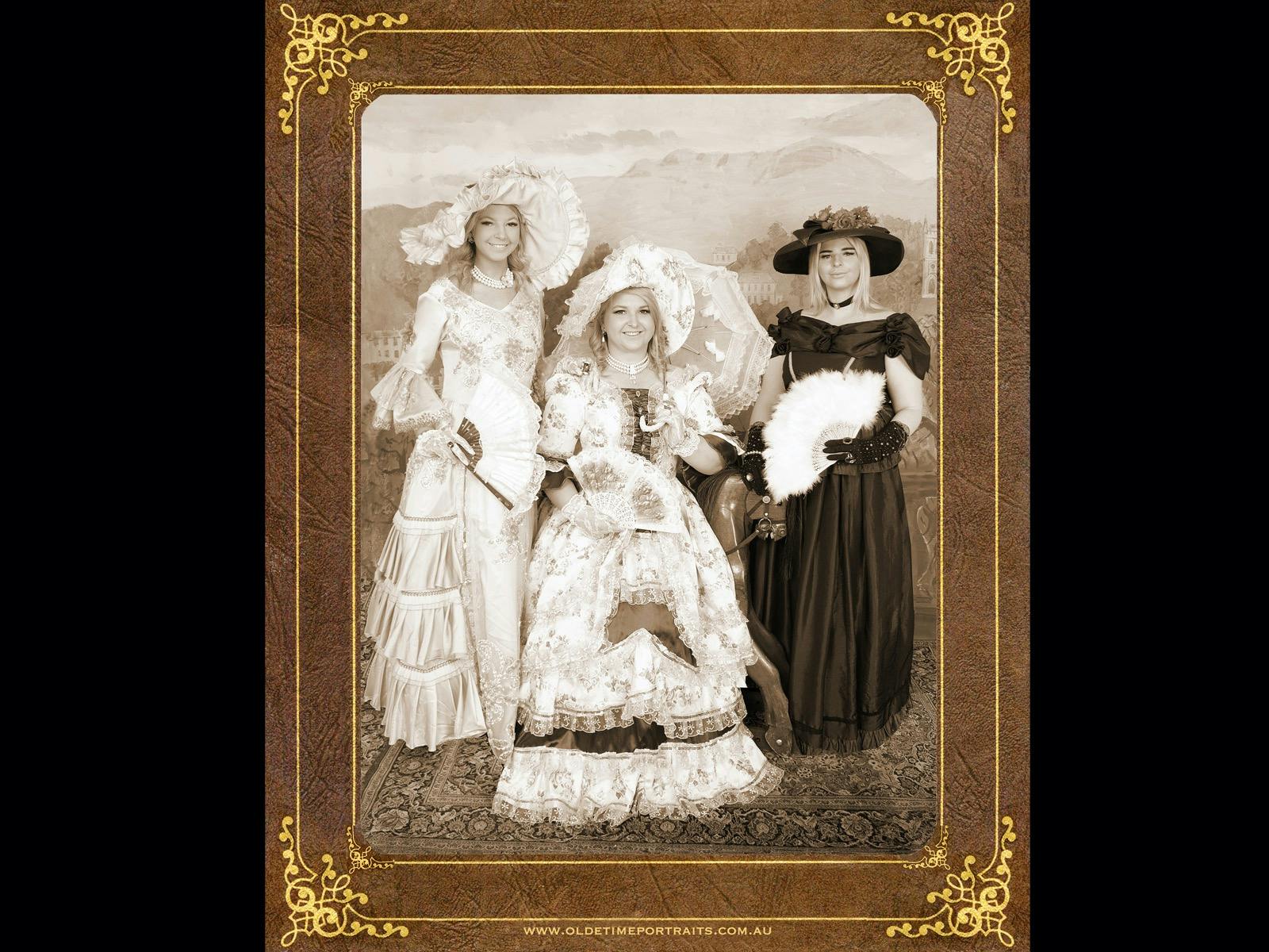 Dress in Classic Victorian Costumes to create a unique portrait