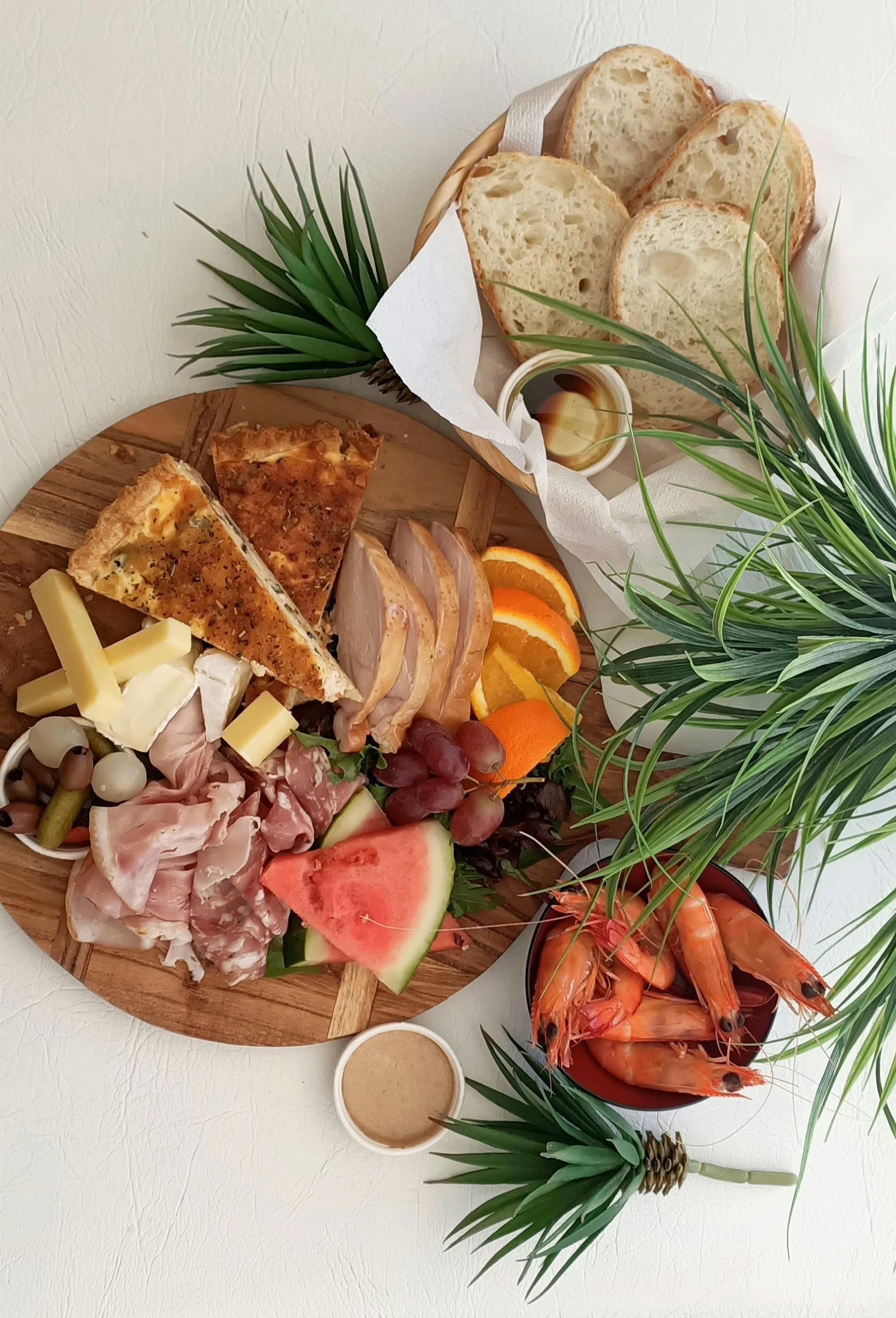 We use 100% local produce  on our Tweed River cruises