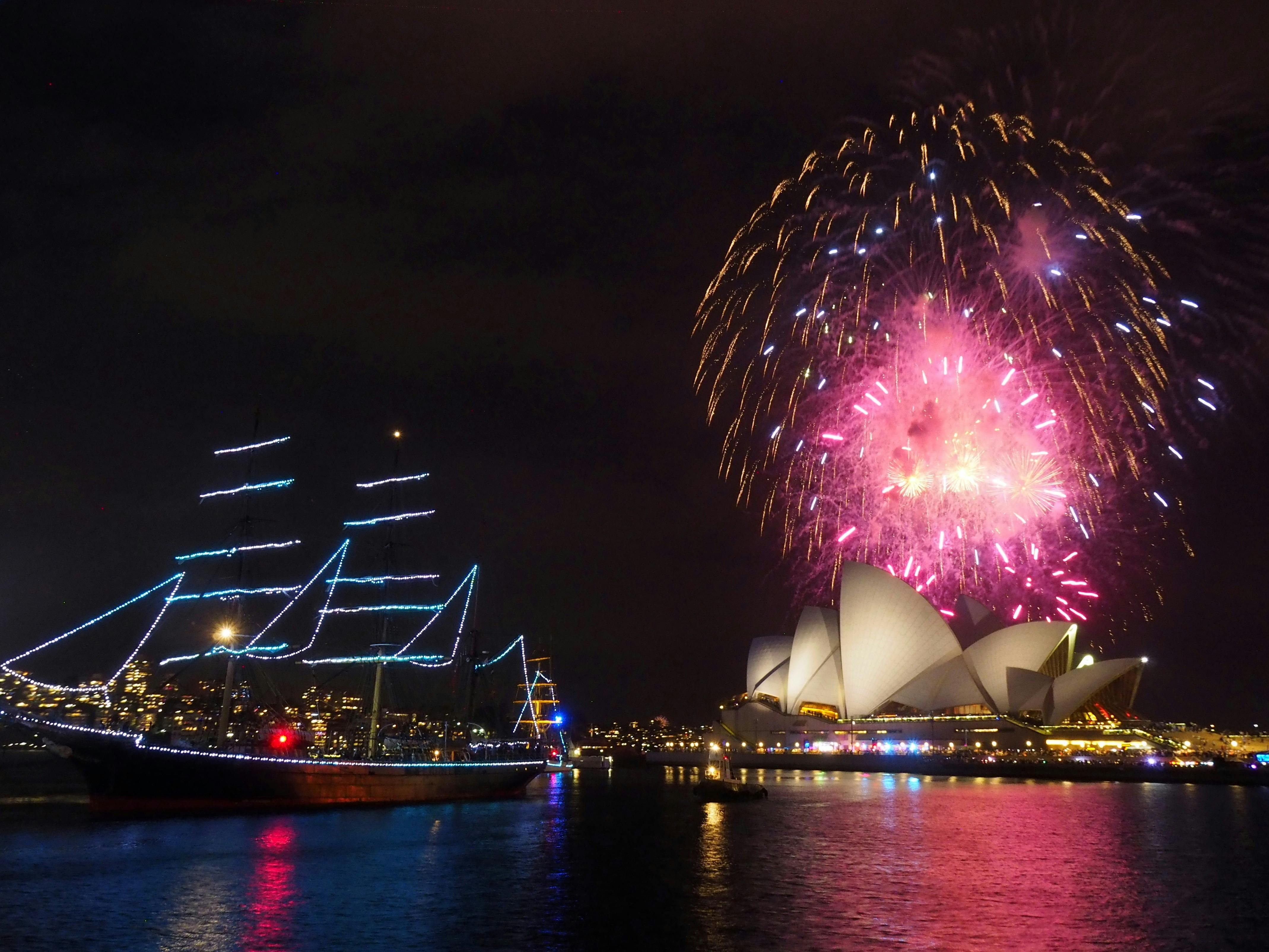 James Craig NYE Sydney Harbour