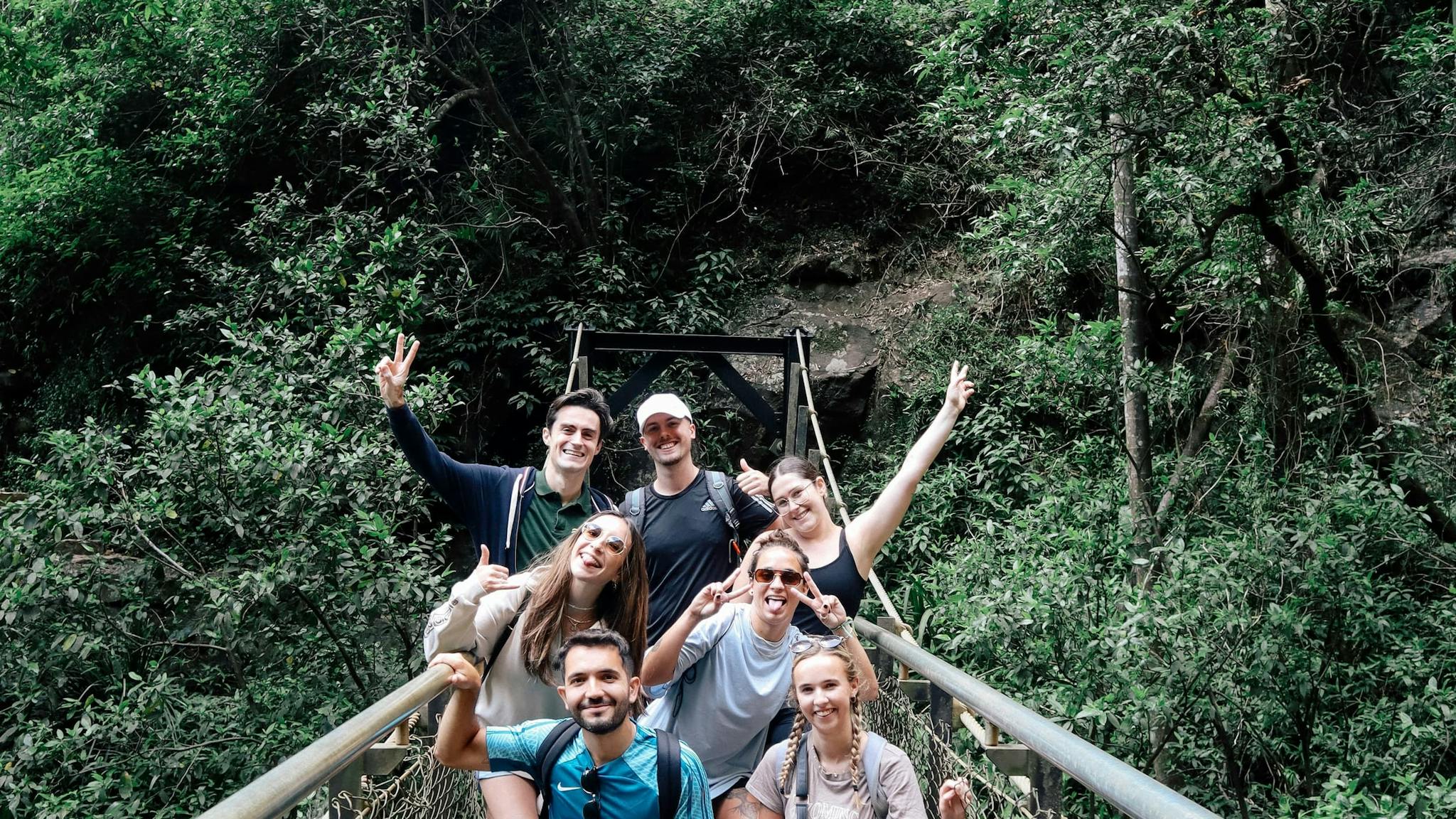 Paradise Tours group at Springbrook National Park Paradise Tours group at Springbrook National Park
