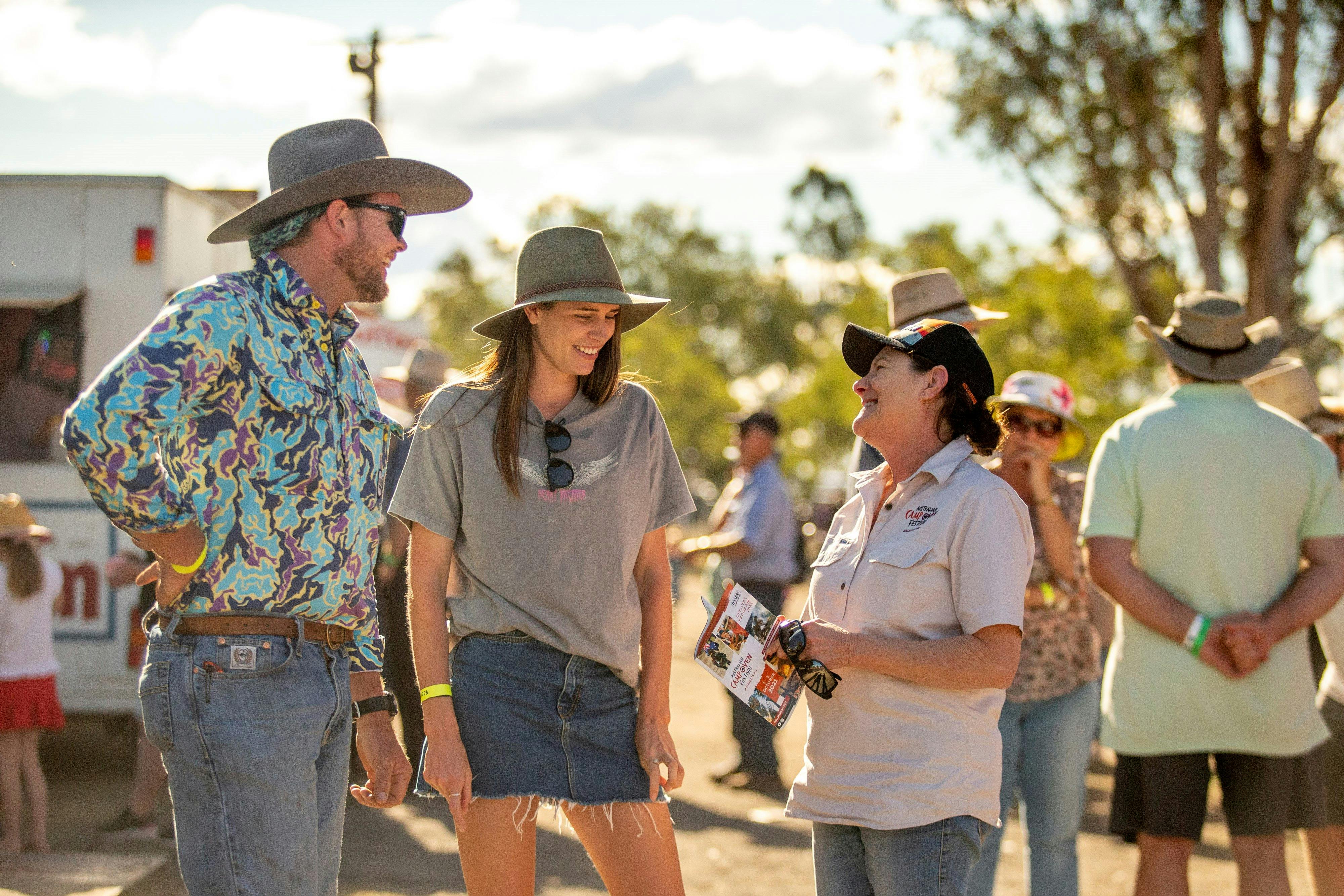 Volunteers at the Australian Camp Oven Festival