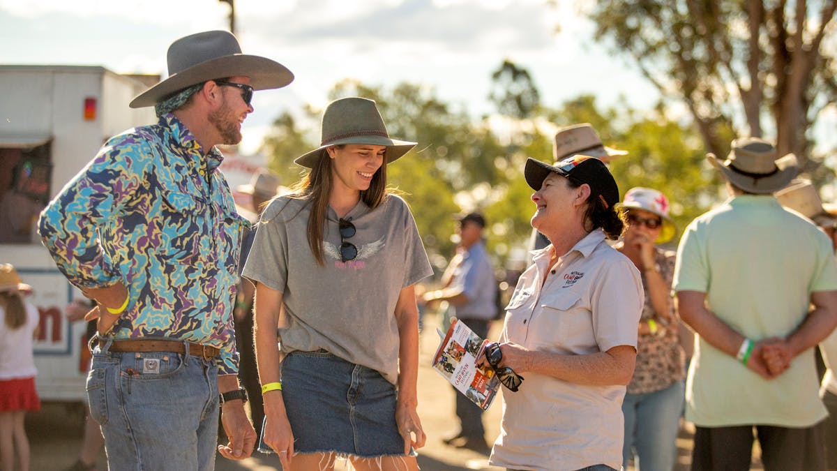 Volunteers at the Australian Camp Oven Festival
