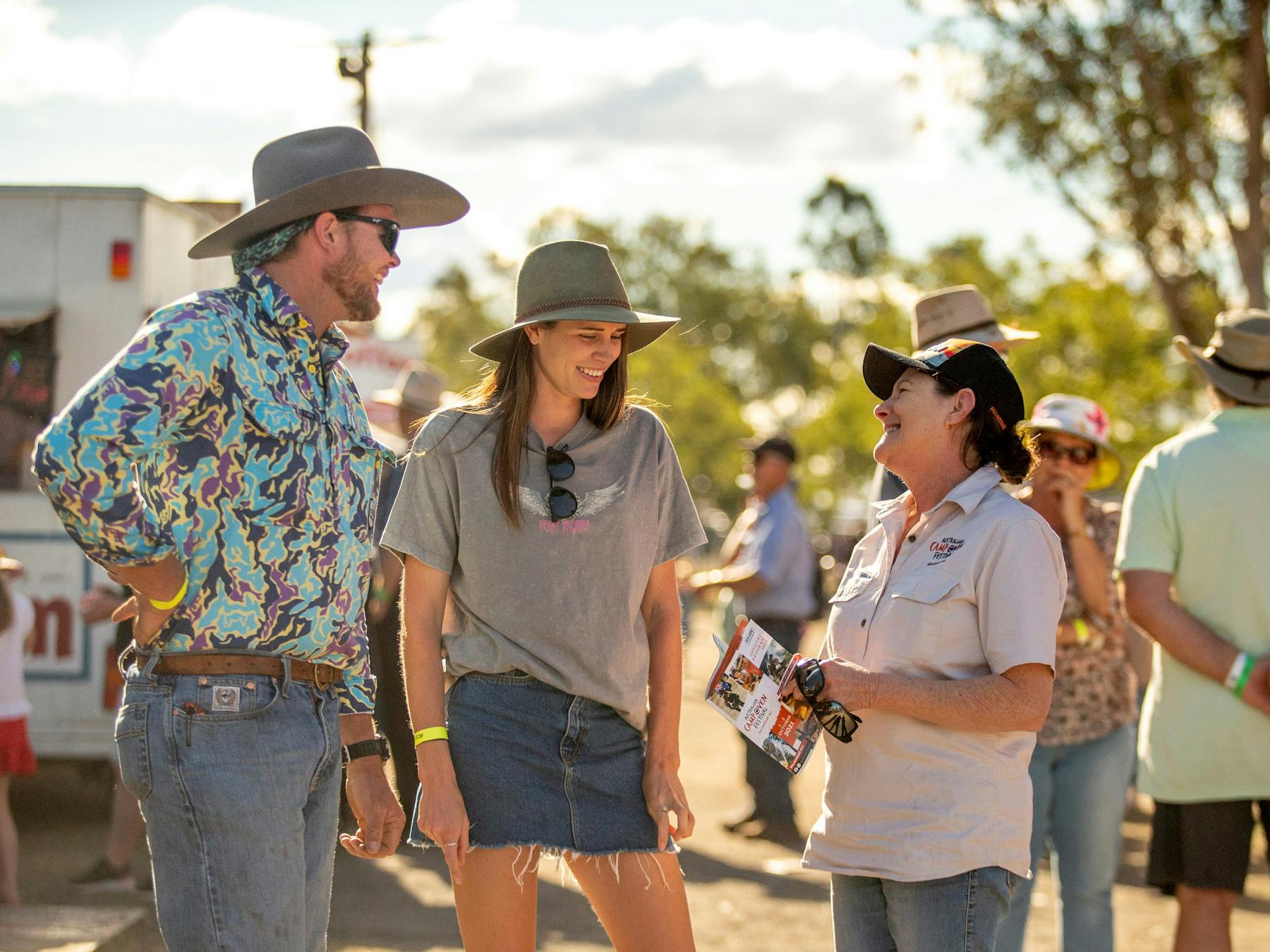 Volunteers at the Australian Camp Oven Festival