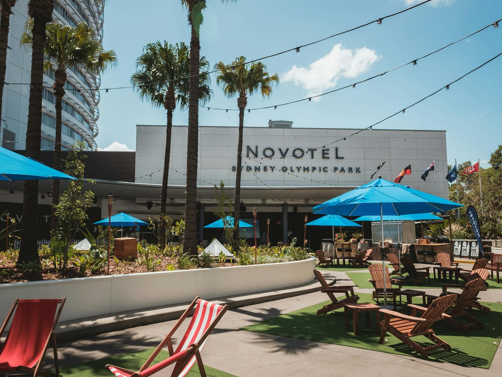 Novotel Driveway Sydney Olympic Park