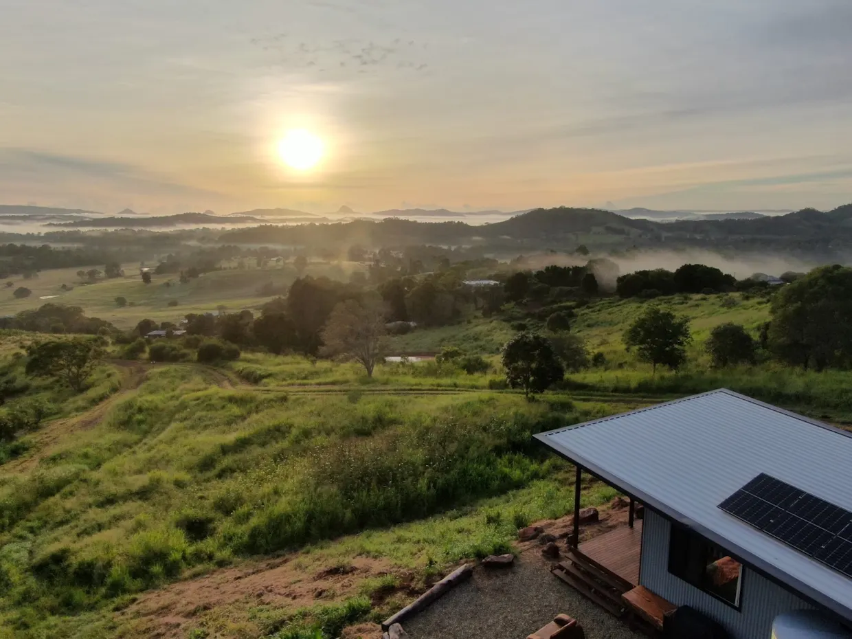 Off-Grid Cabin at Organic Avocado Eco Farm Stay Sunshine Coast