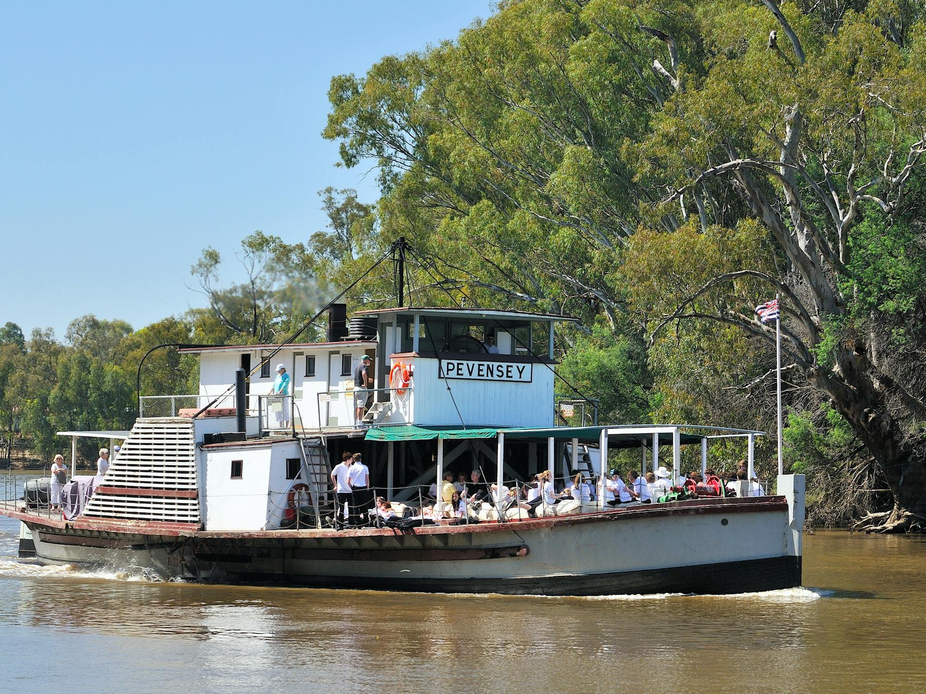 PS Pevensey cruising on the Mighty Murray
