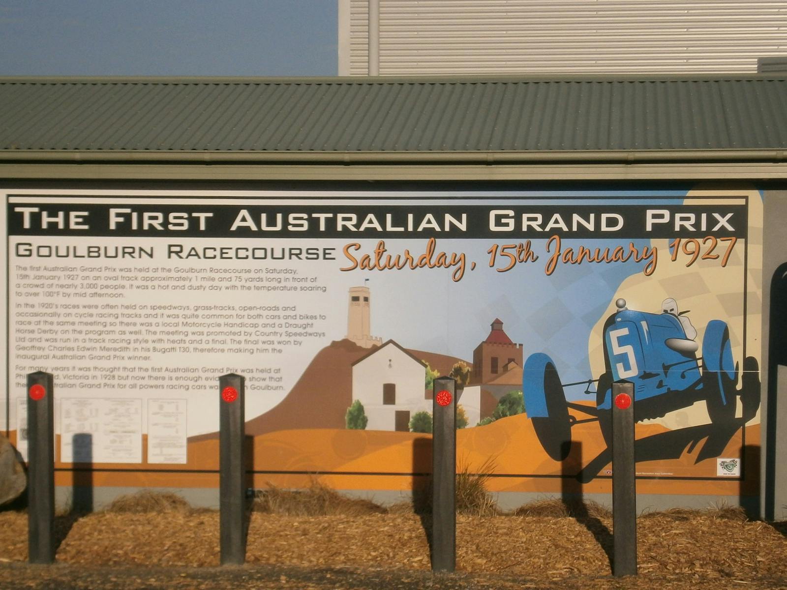 Image for Memorial to the First Australian Grand Prix for All Powers Racing Cars