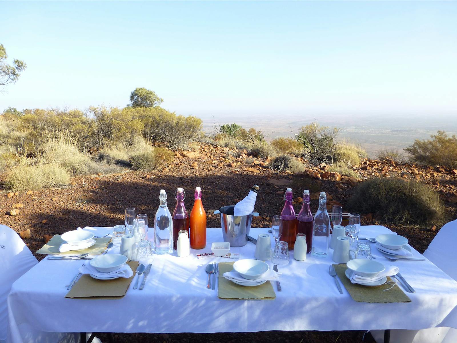Exclusive lunch on top of Mt Conner