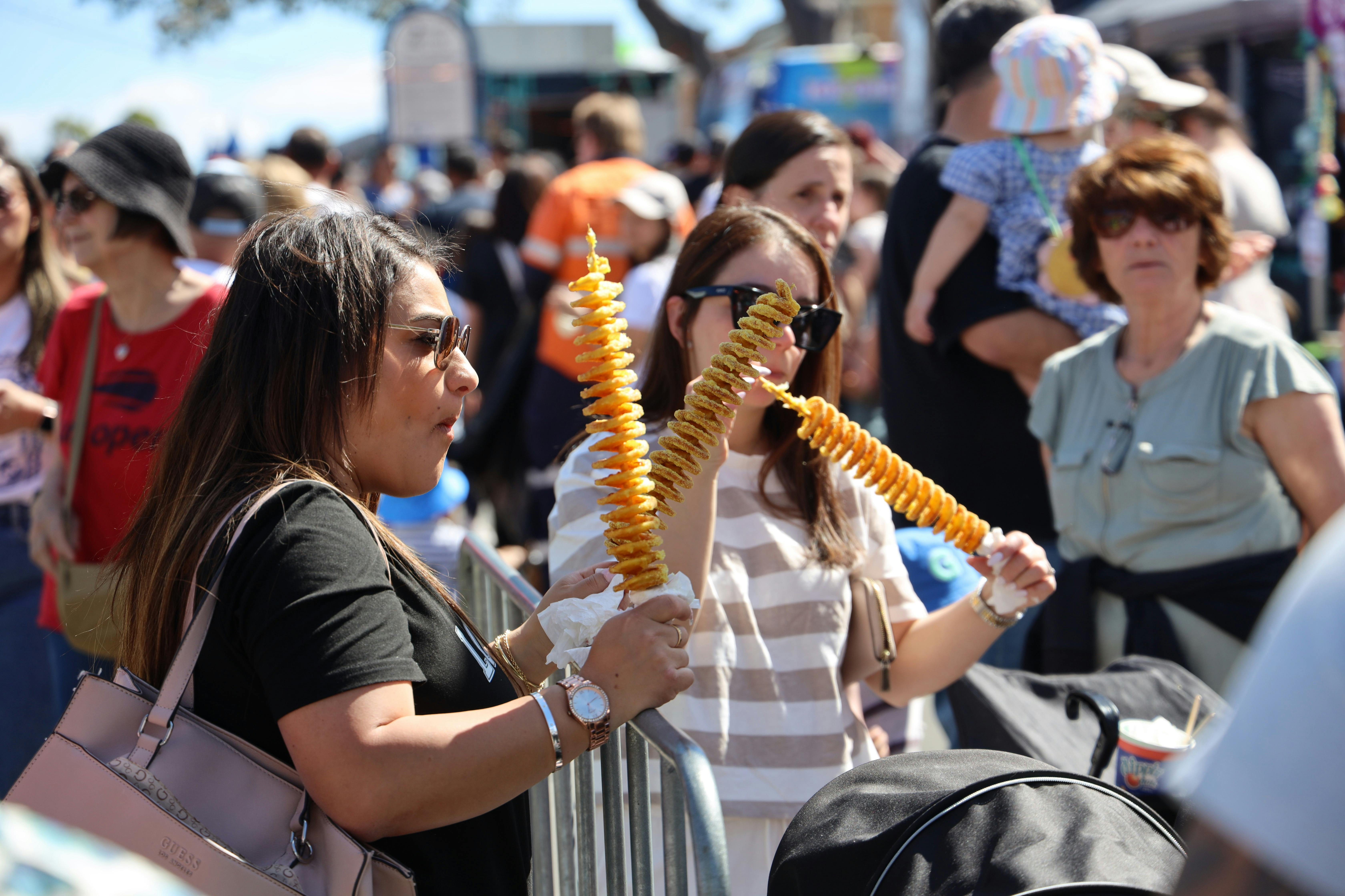 Enjoy festival food