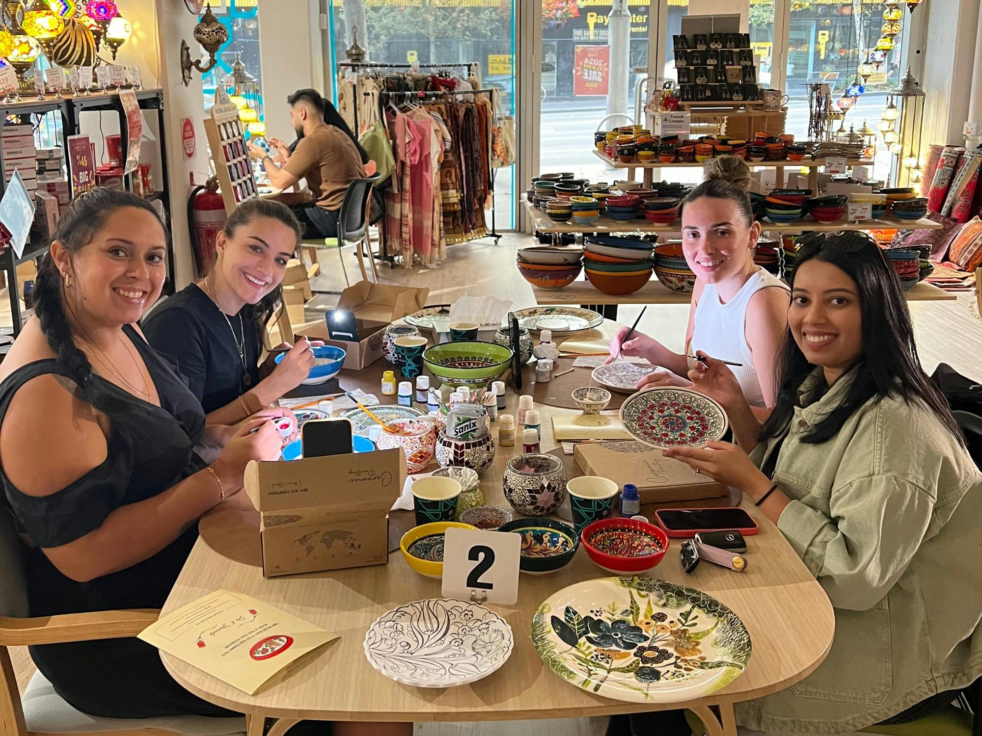 Ceramic Painting Class in Toowoomba