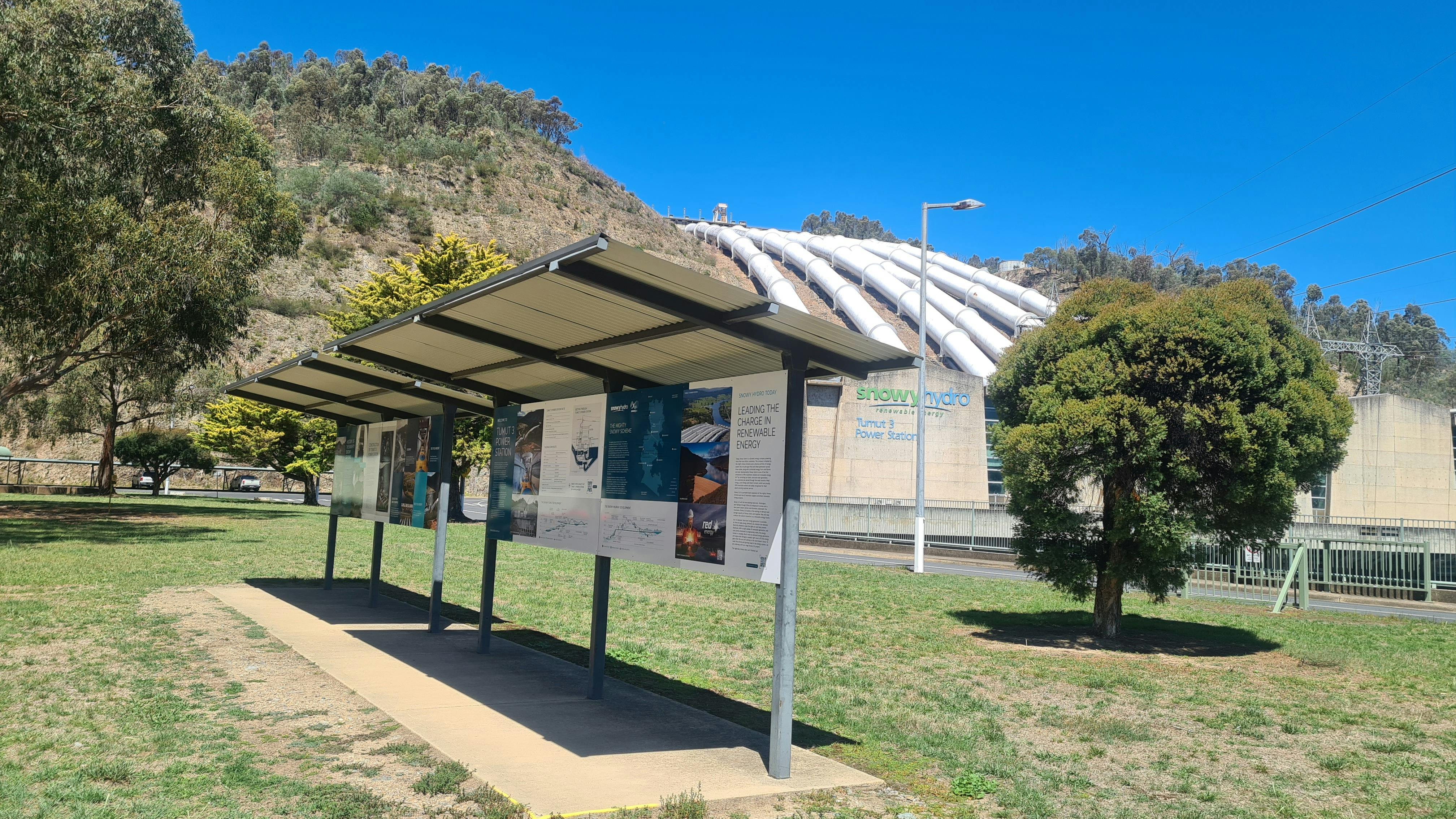 T3 발전소 안내판