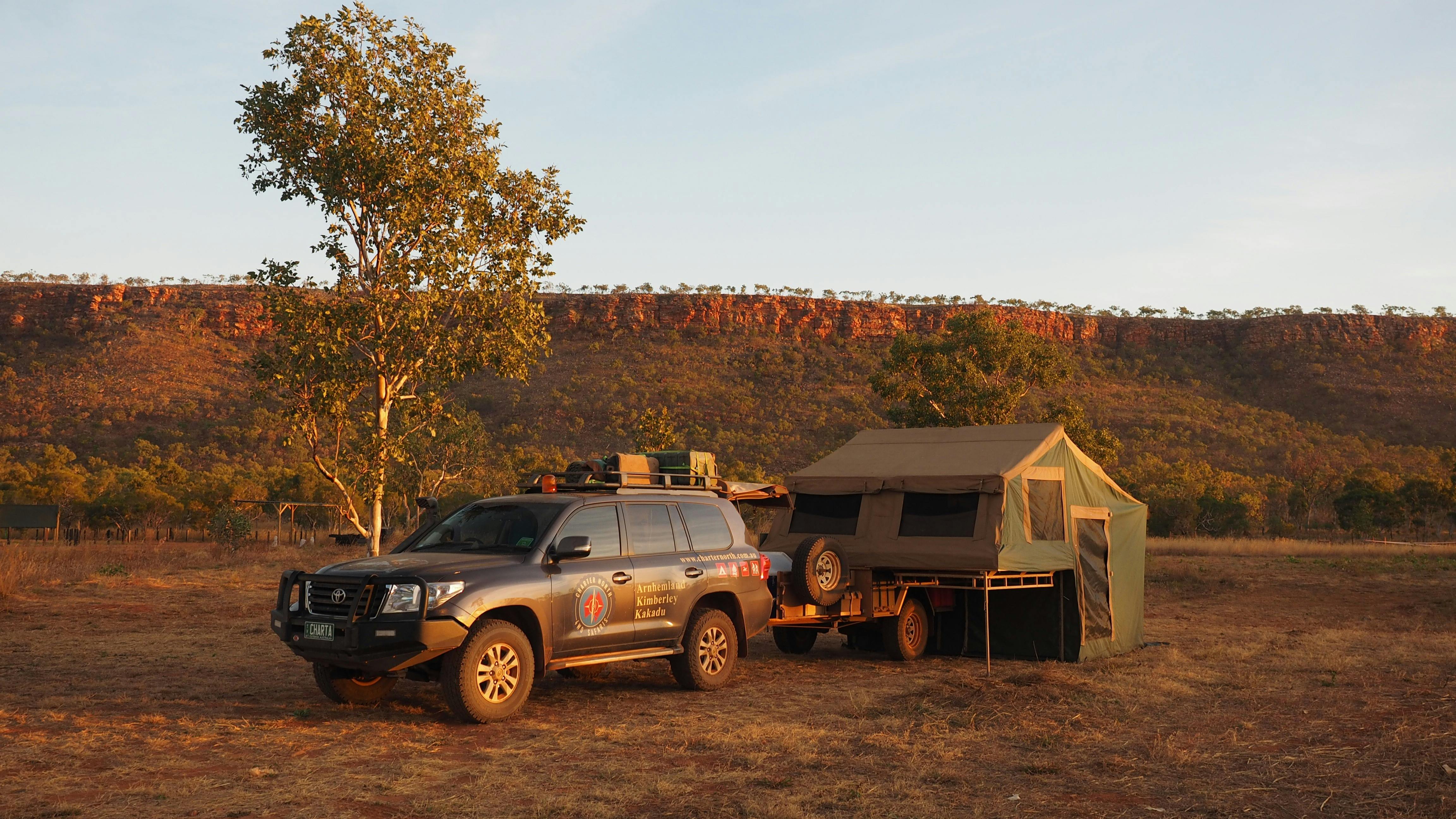 Charter North tours comfortable camping option